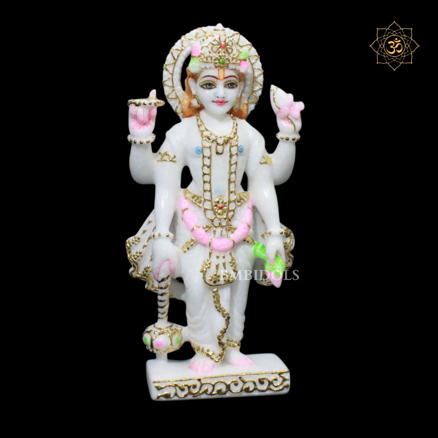 Lakshmi Narayan Marble Murti in 9inches for Homes and Temples