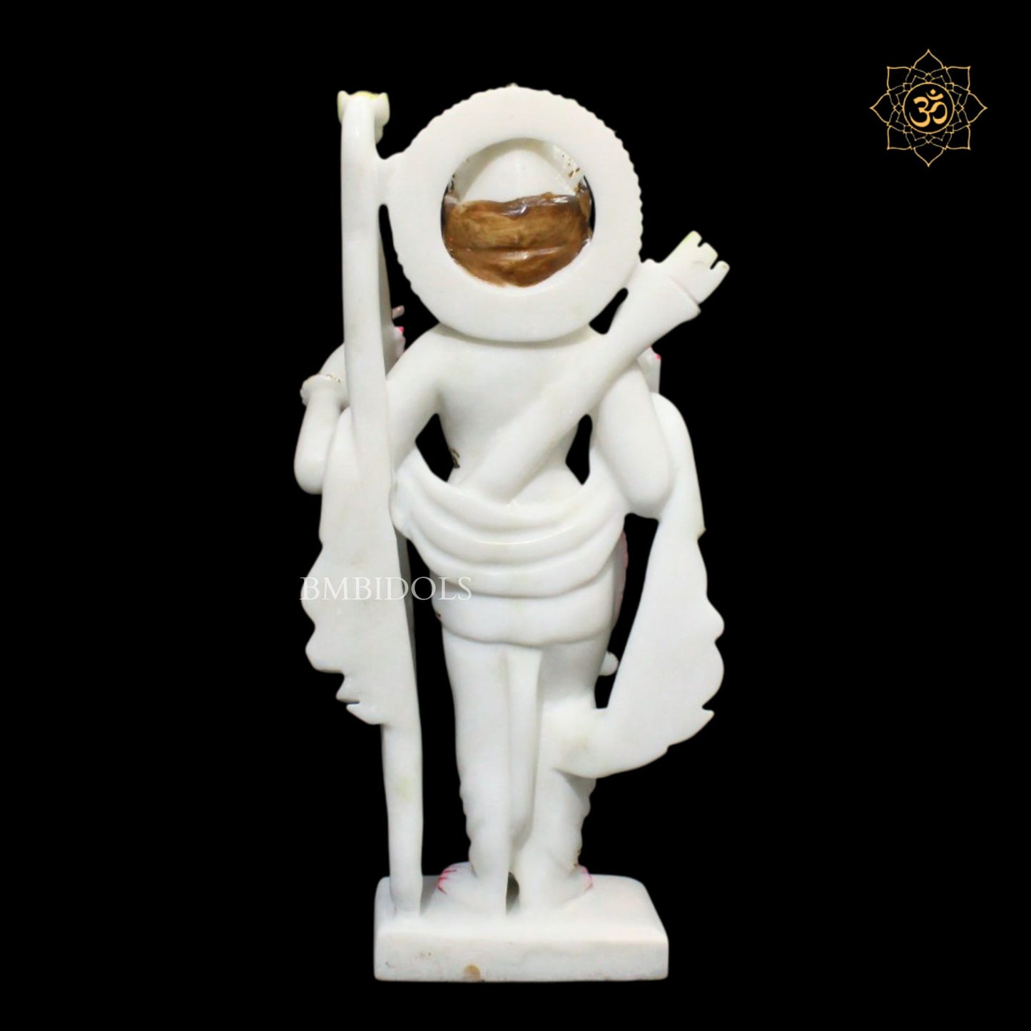 15inch Ram Darbar Marble Statue with Ram, Lakshman, Sita & Hanuman