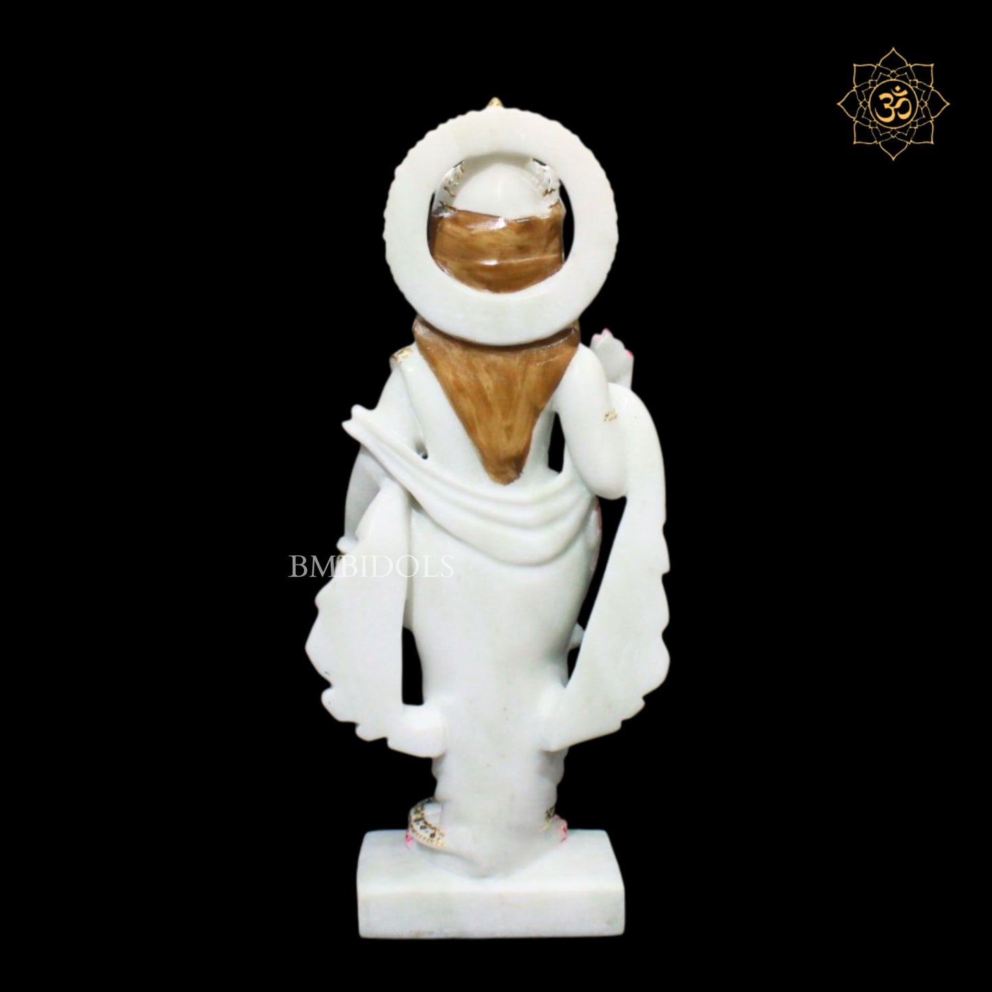 15inch Ram Darbar Marble Statue with Ram, Lakshman, Sita & Hanuman