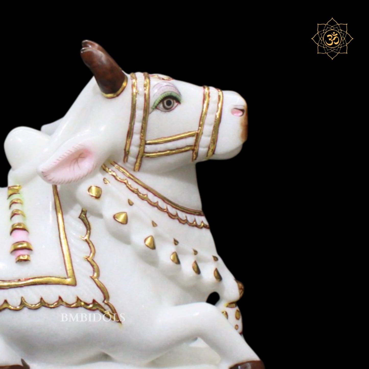 Marble Nandi Statue in 12inches
