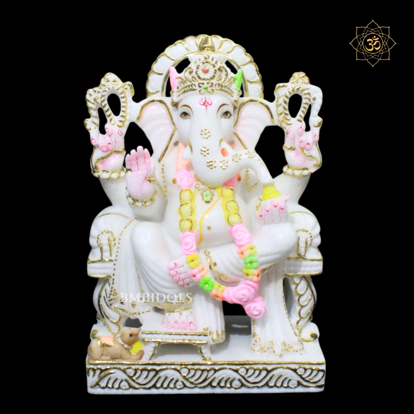 15inch Ganpati Bhagwan Marble Murti