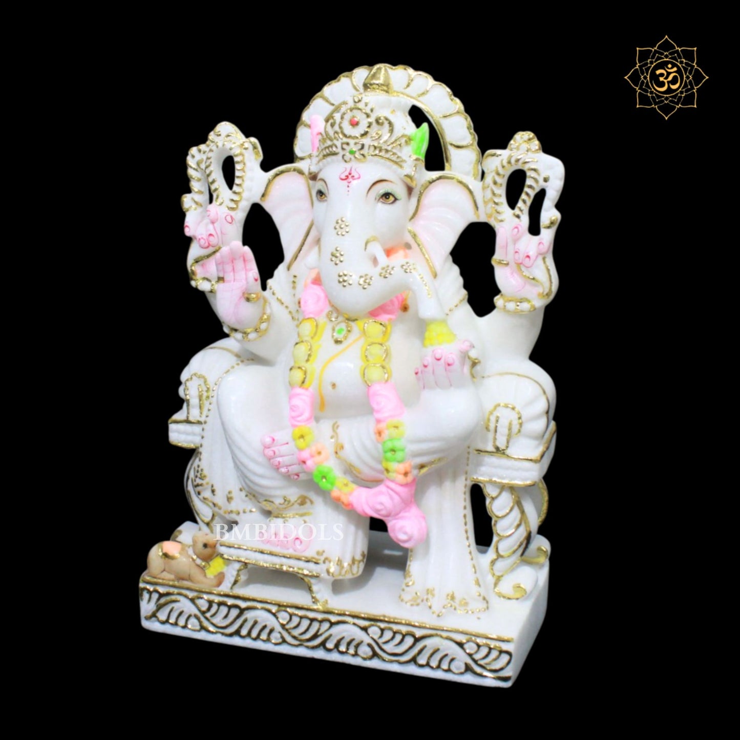 15inch Ganpati Bhagwan Marble Murti