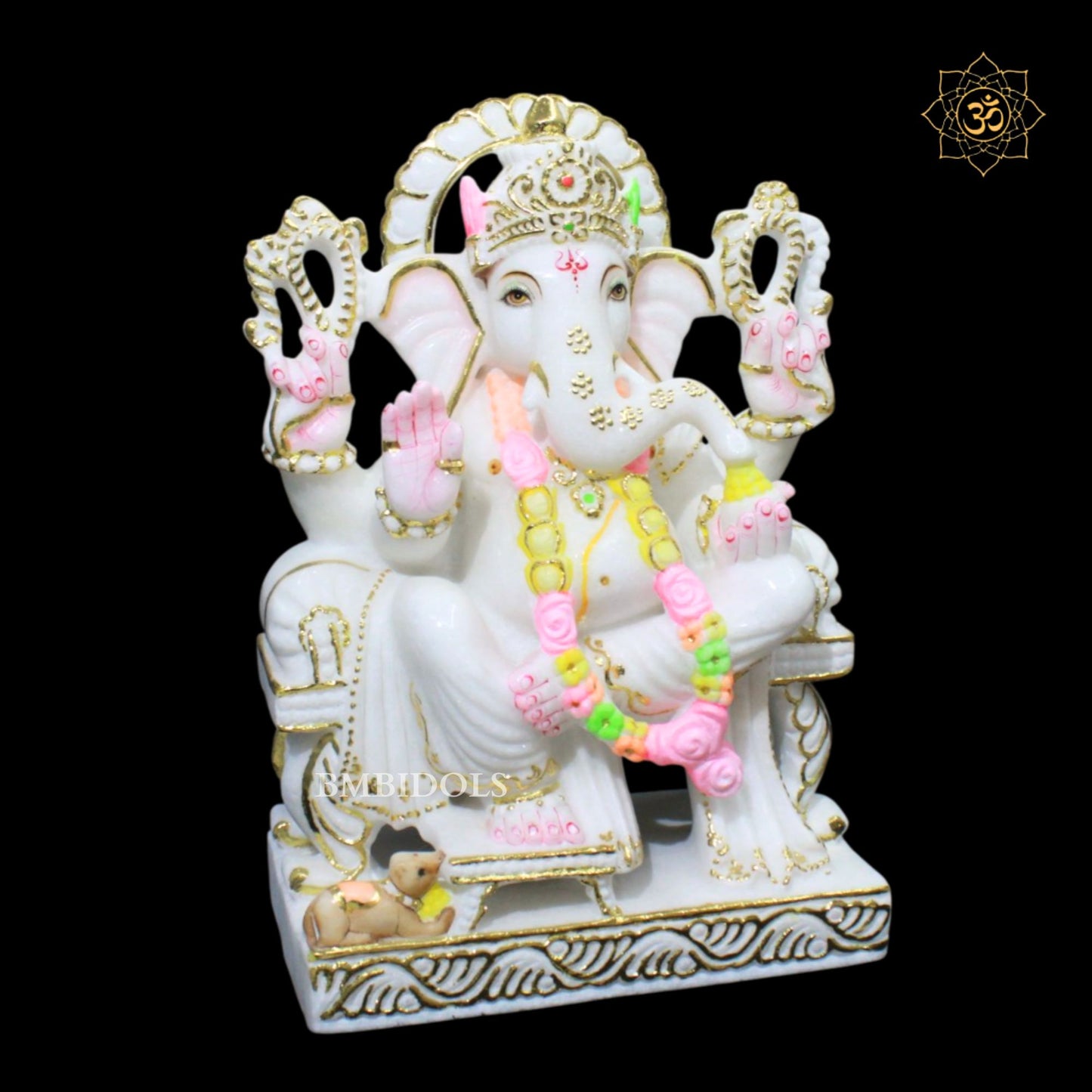 15inch Ganpati Bhagwan Marble Murti