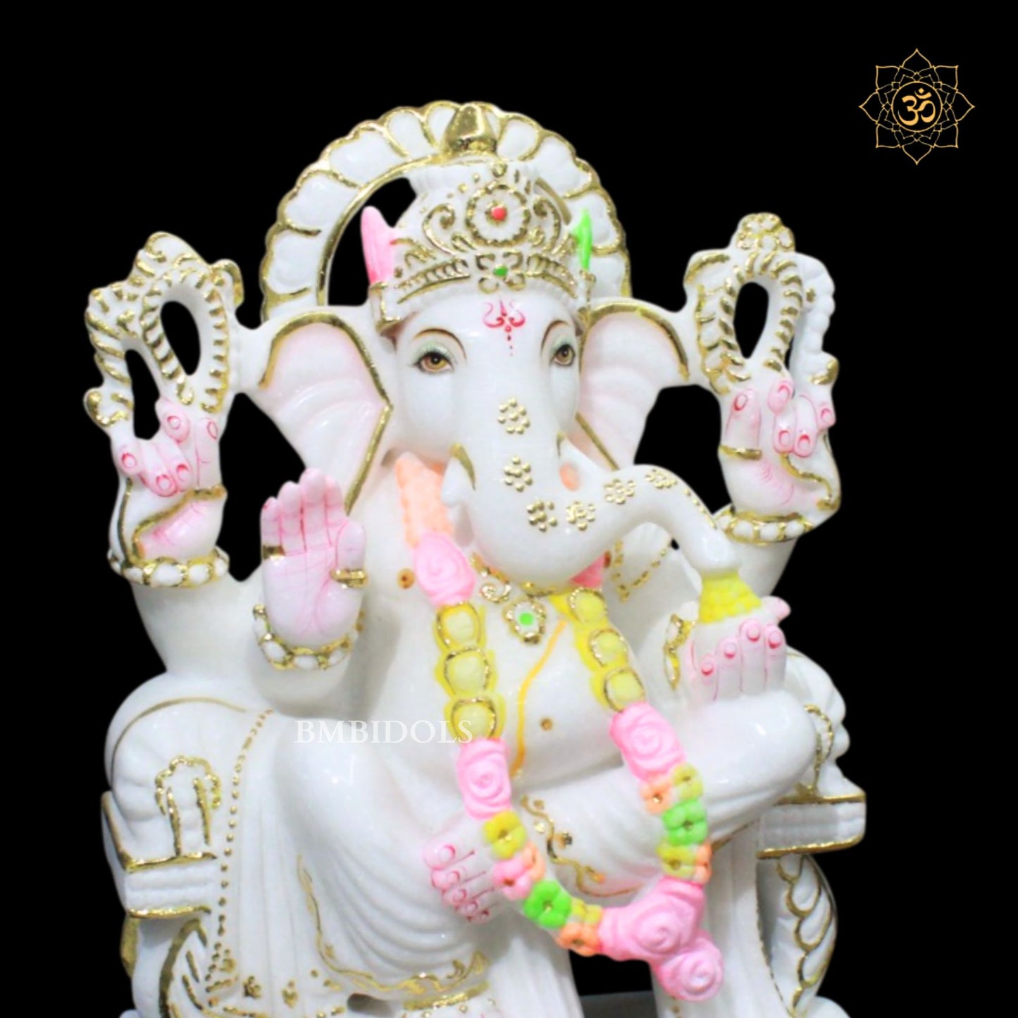 15inch Ganpati Bhagwan Marble Murti