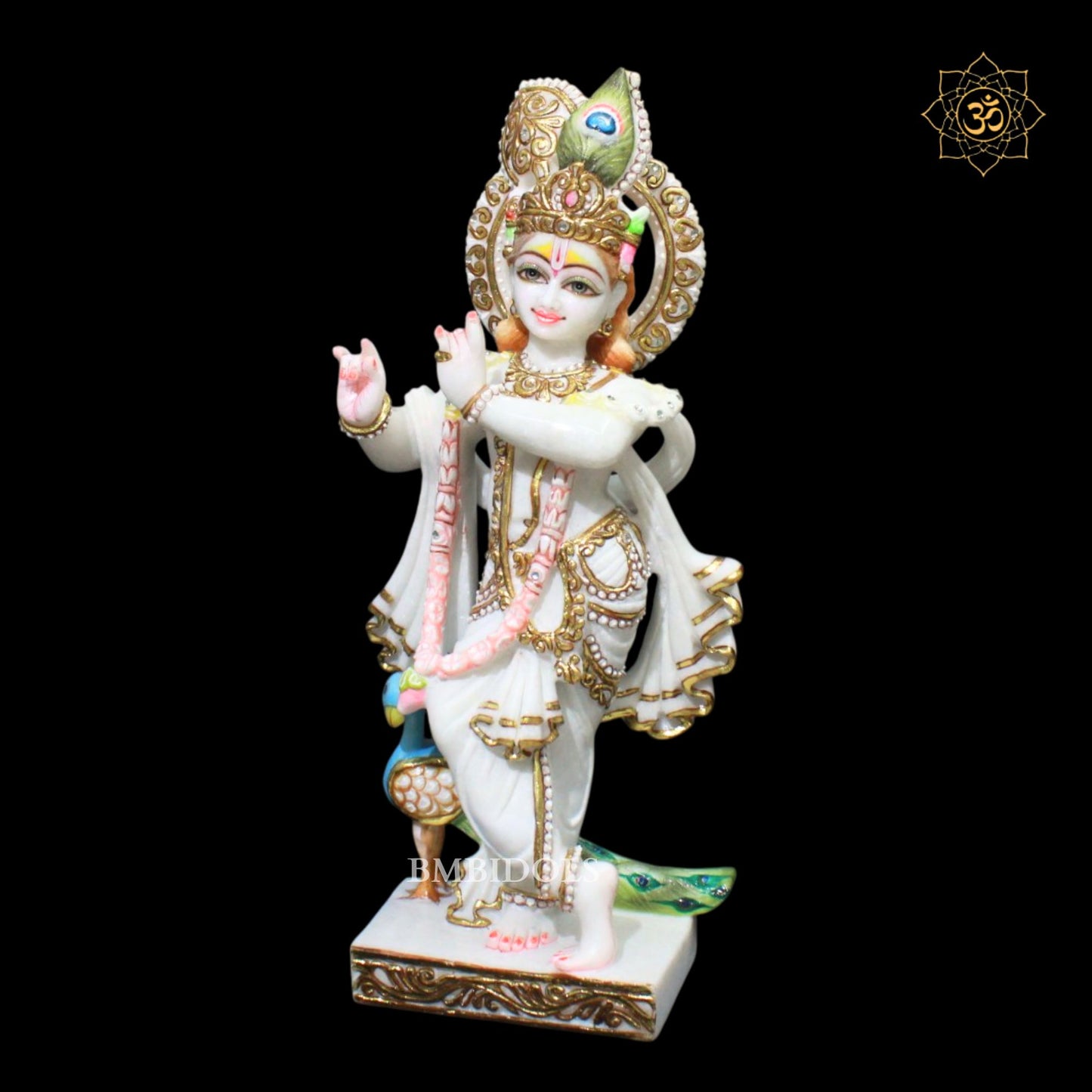 18inch Special Radha Krishna Marble Murti in Makrana Marble