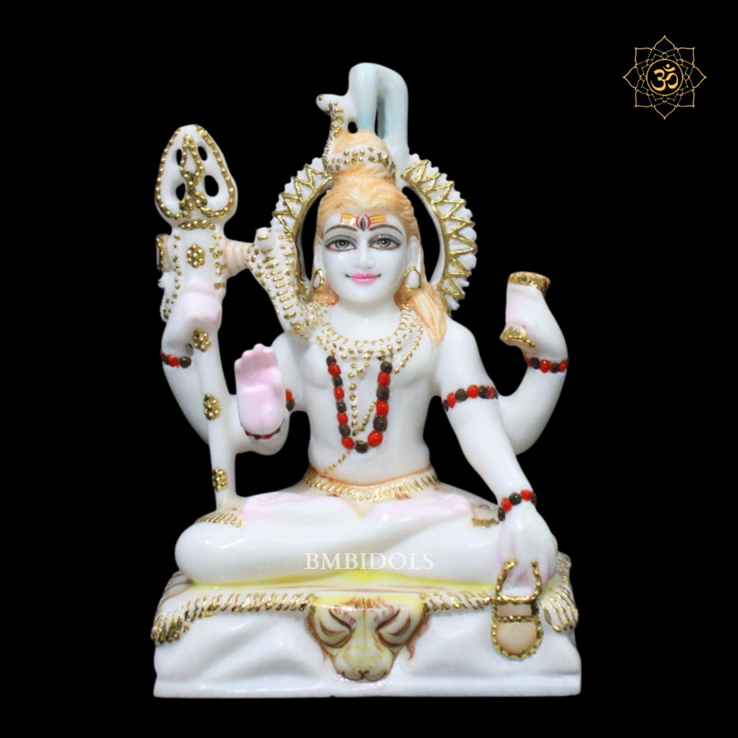 Shiva Statue in Makrana Marble in 9inches