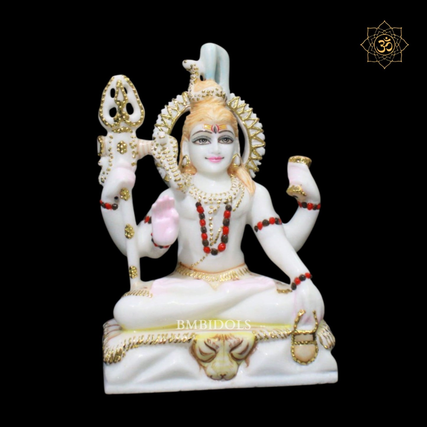 Shiva Statue in Makrana Marble in 9inches