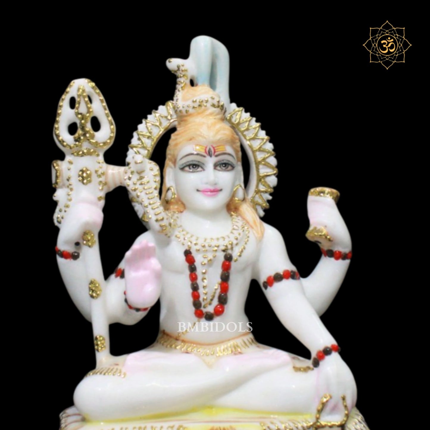 Shiva Statue in Makrana Marble in 9inches