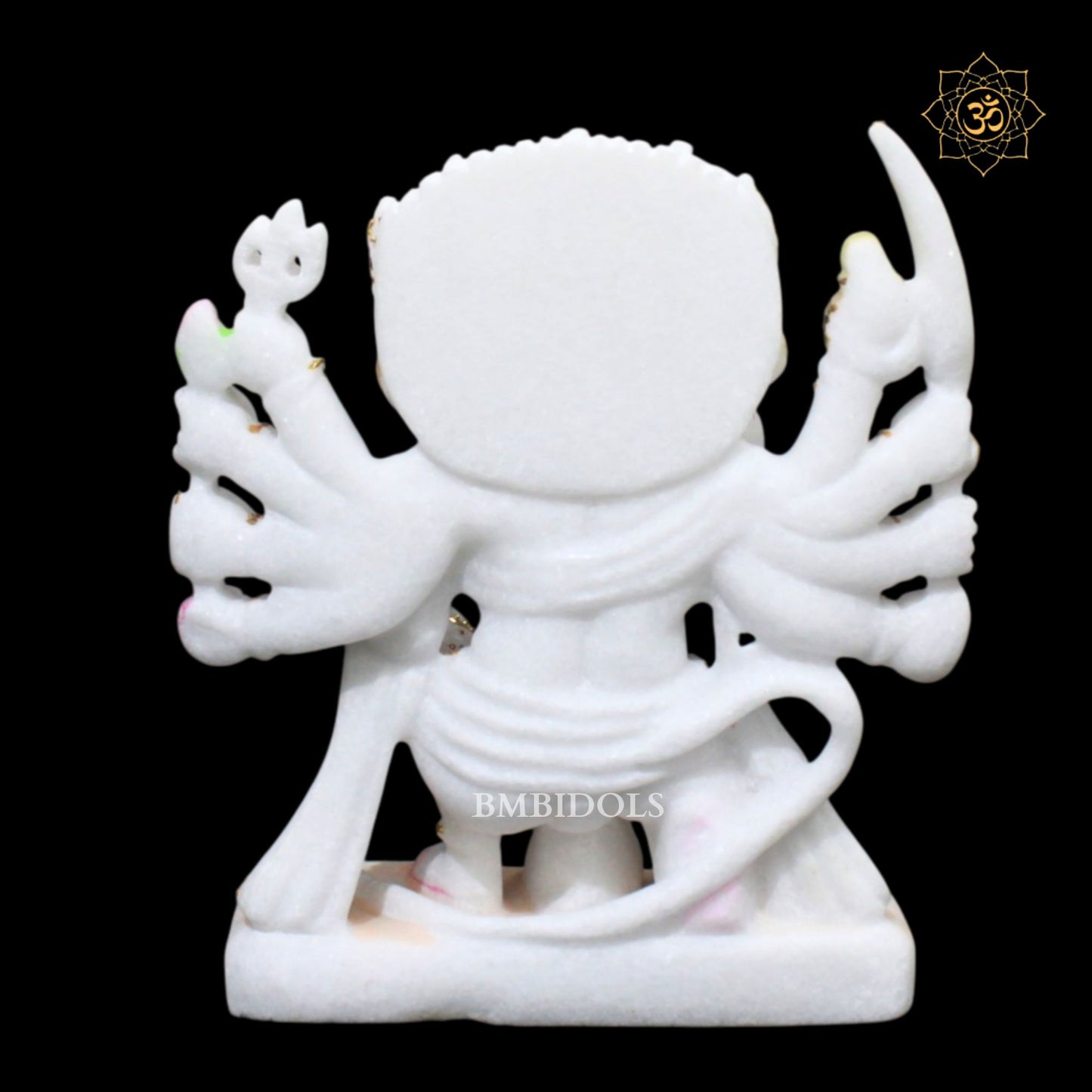 Panchmukhi Hanuman Marble Murti in 10inches Makrana Marble