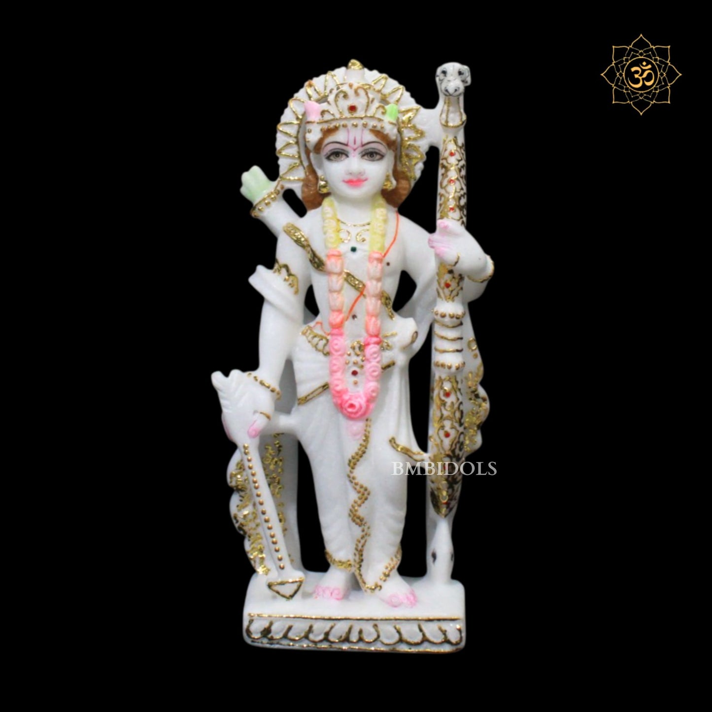 Ram Darbar Marble Murti in 9inches for Ghar Mandirs