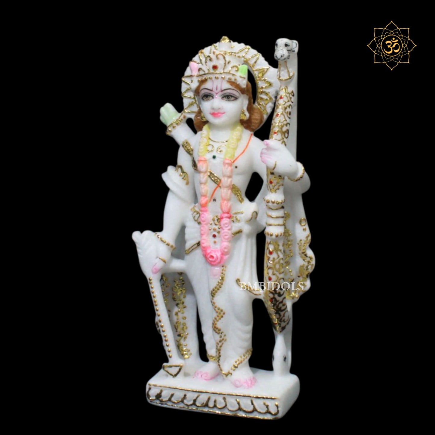 Ram Darbar Marble Murti in 9inches for Ghar Mandirs