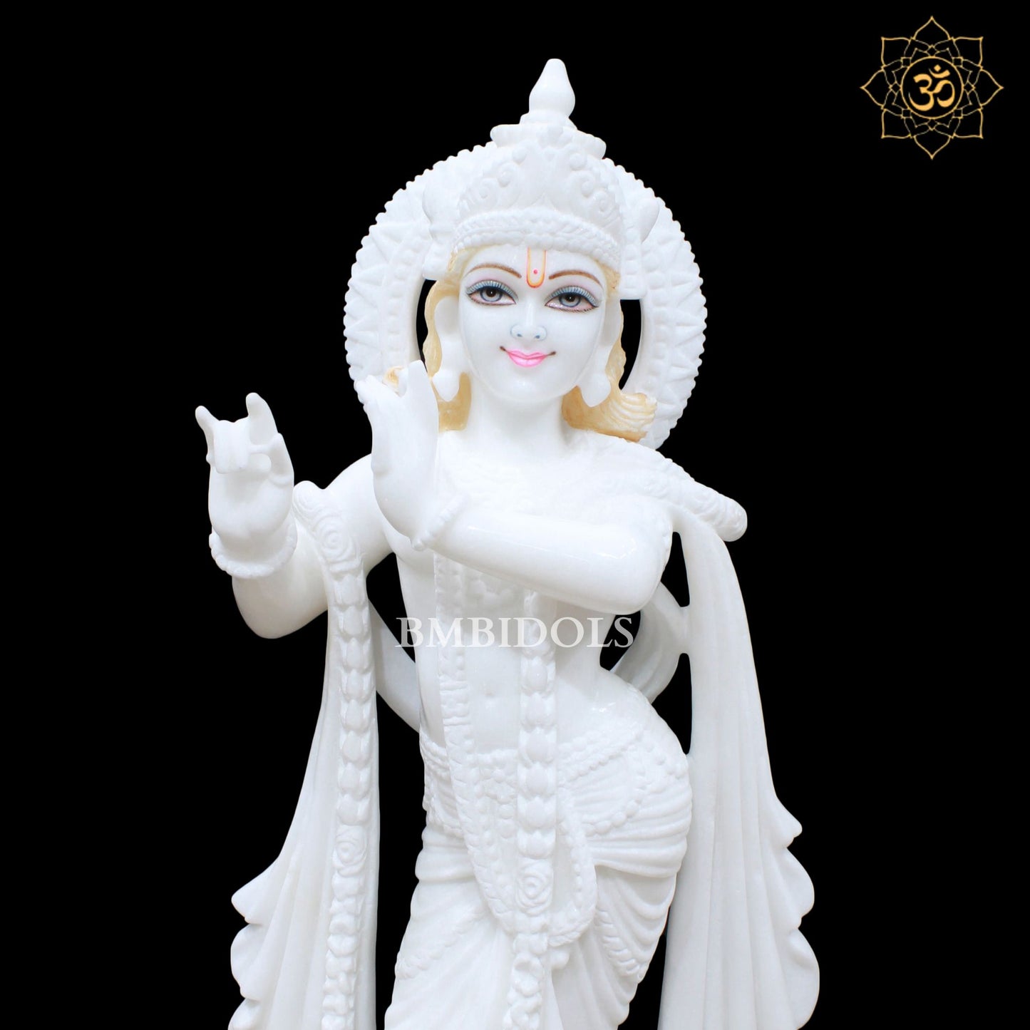 Big Radha Krishna Marble Murti made in Makrana Marble