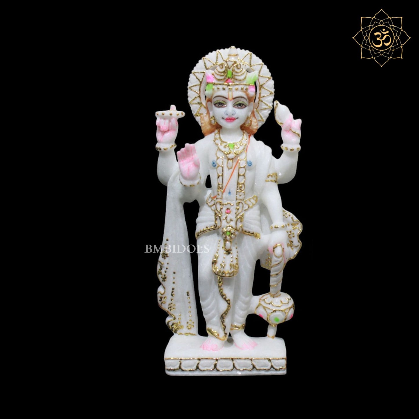 10inch Lakshmi Narayan Marble Murti for Home & Mandirs