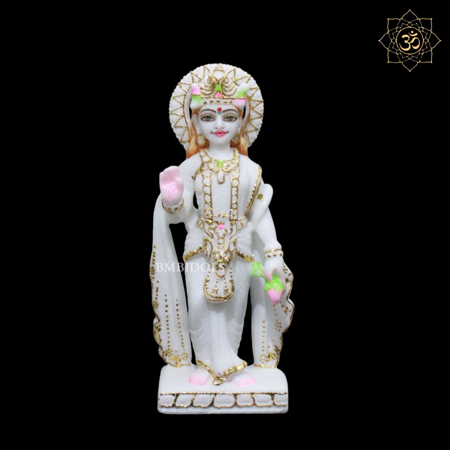 10inch Lakshmi Narayan Marble Murti for Home & Mandirs