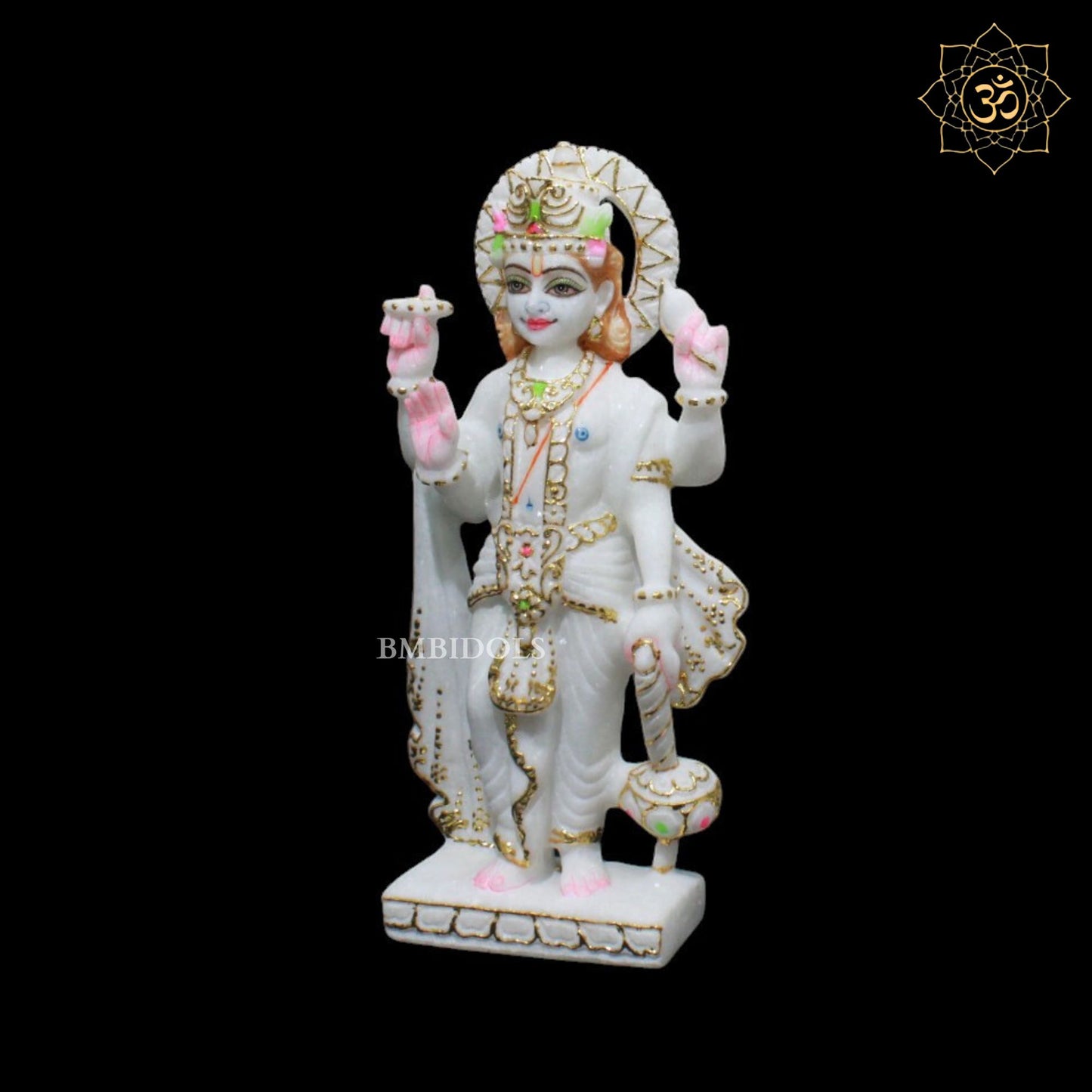 10inch Lakshmi Narayan Marble Murti for Home & Mandirs