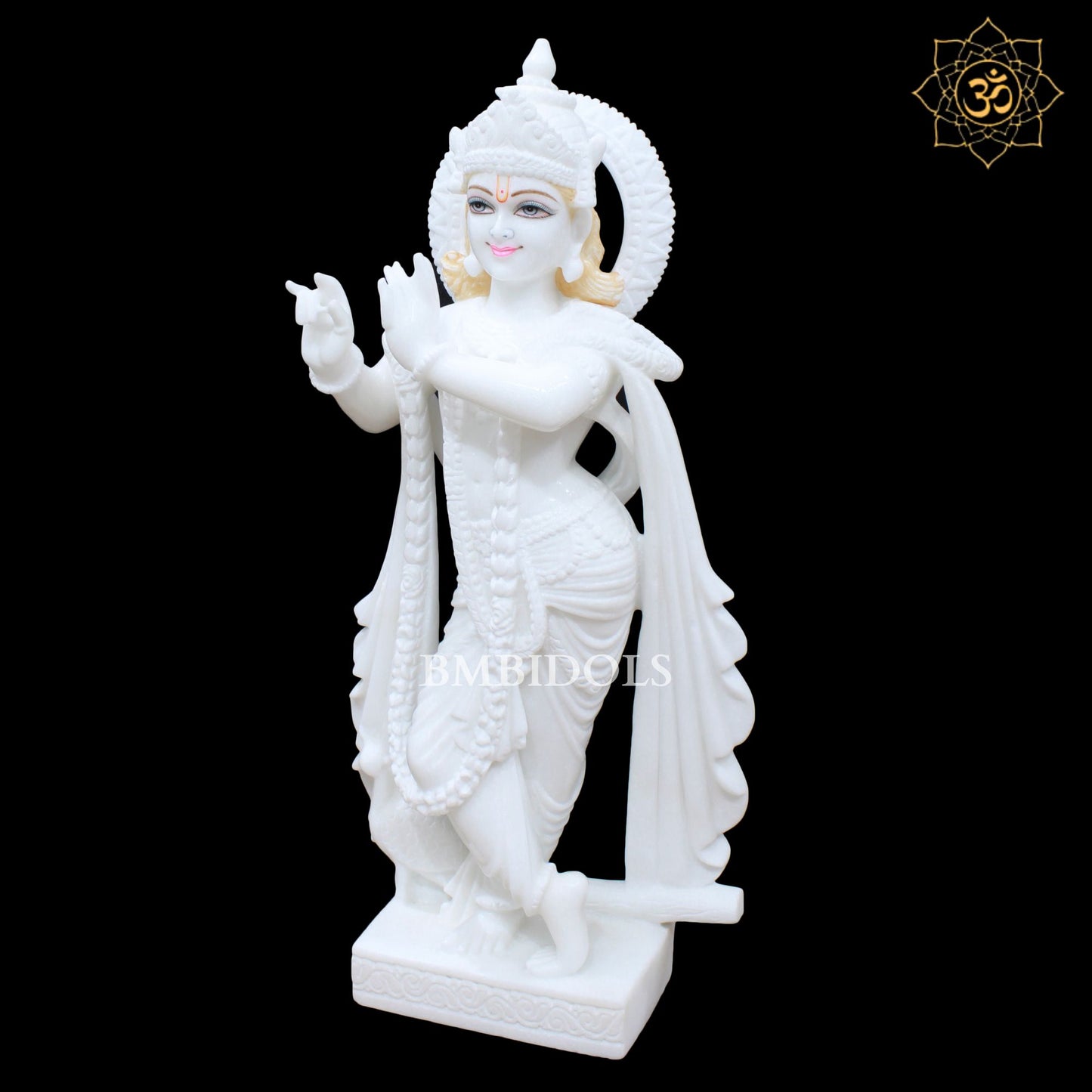 Big Radha Krishna Marble Murti made in Makrana Marble