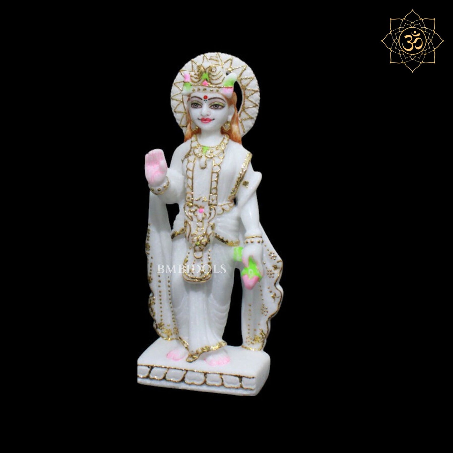 10inch Lakshmi Narayan Marble Murti for Home & Mandirs