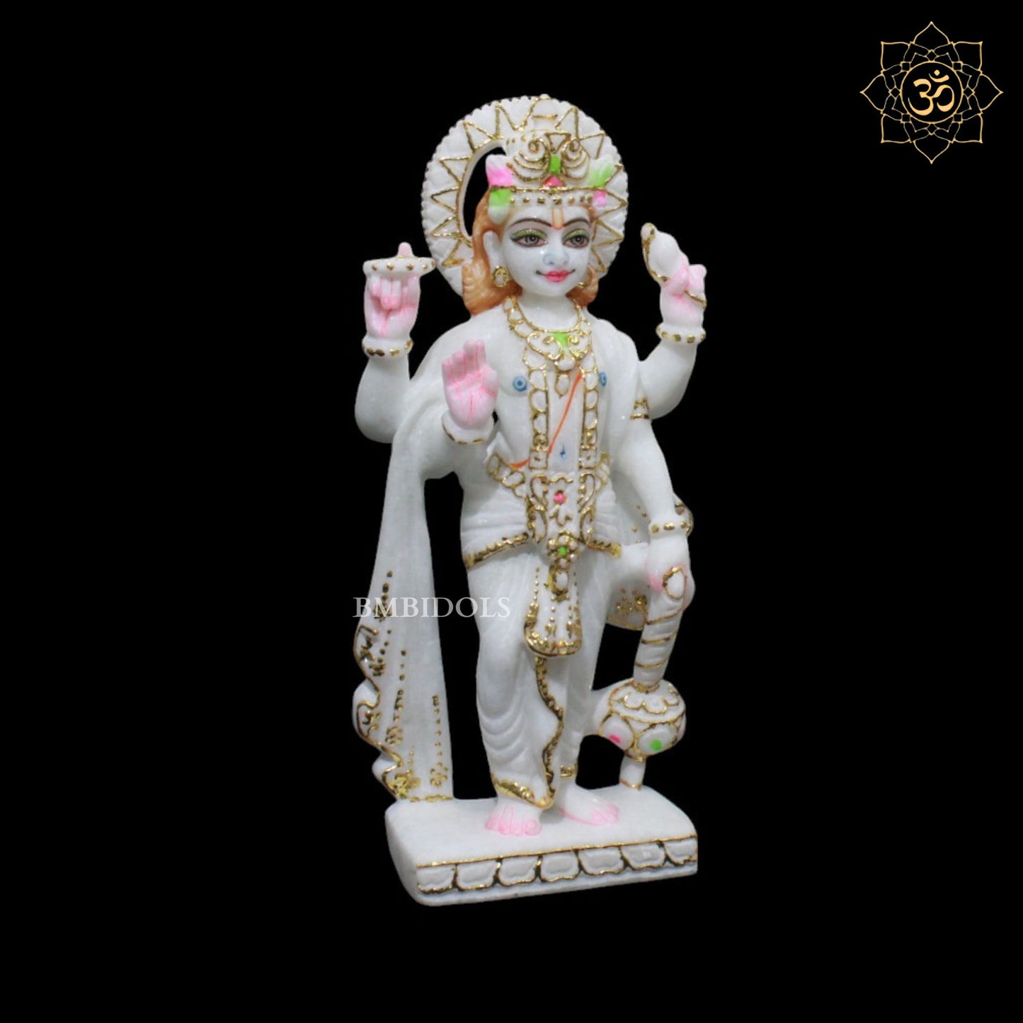 10inch Lakshmi Narayan Marble Murti for Home & Mandirs