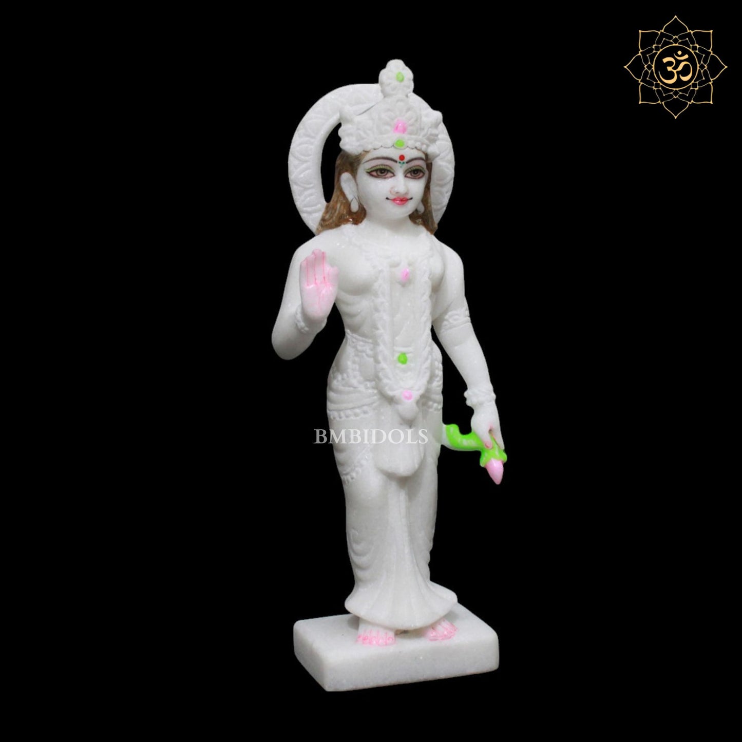 1feet Radha Krishna Marble Murti for Home Mandirs