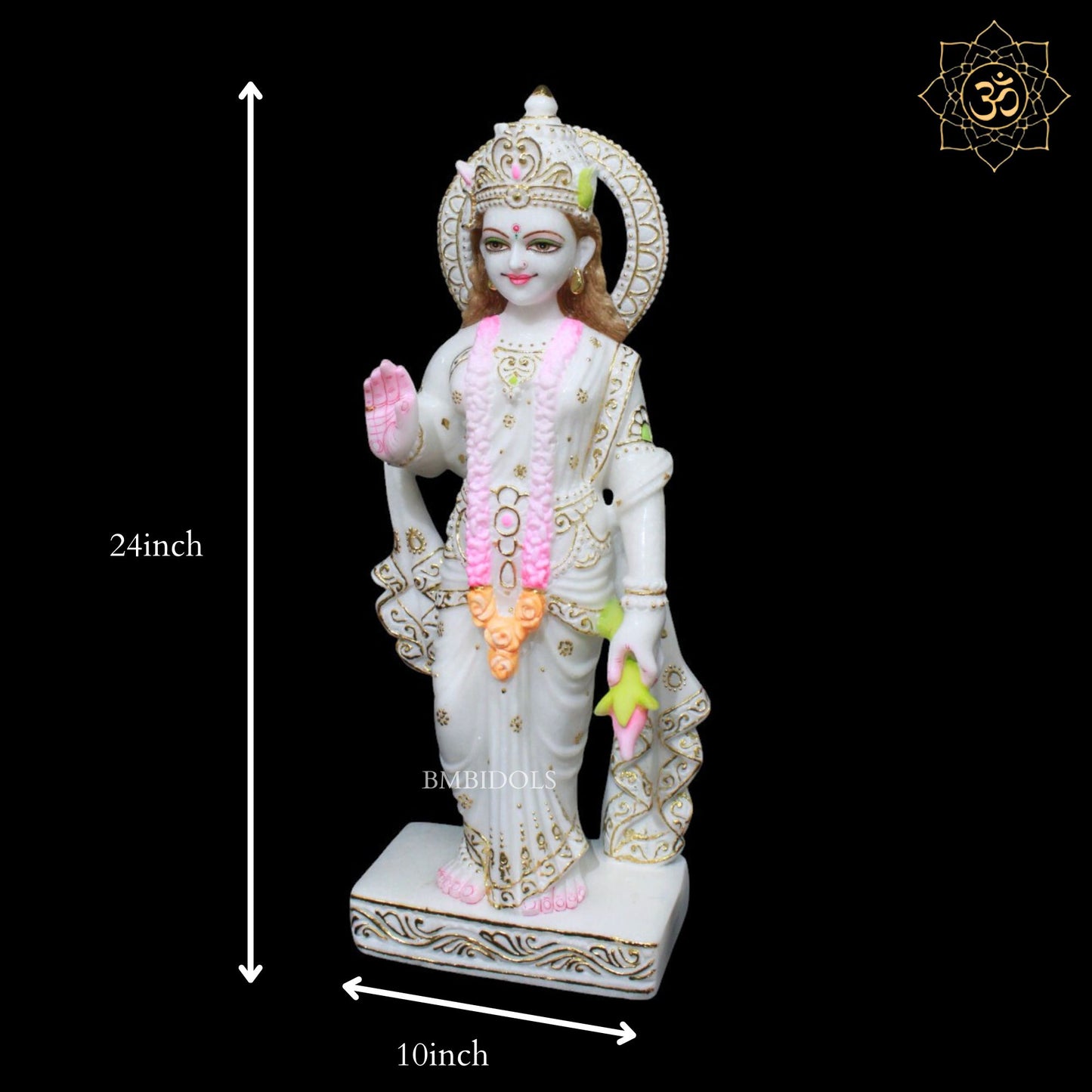 Radha Krishna Marble Murti for Homes and Temples in 24inches (2feet)