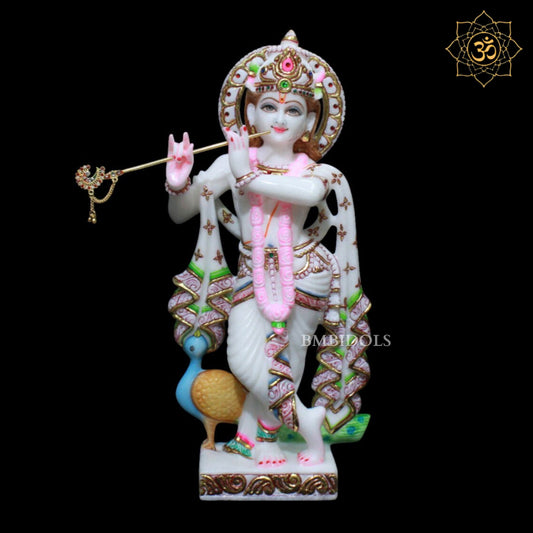 Marble Krishna Statue