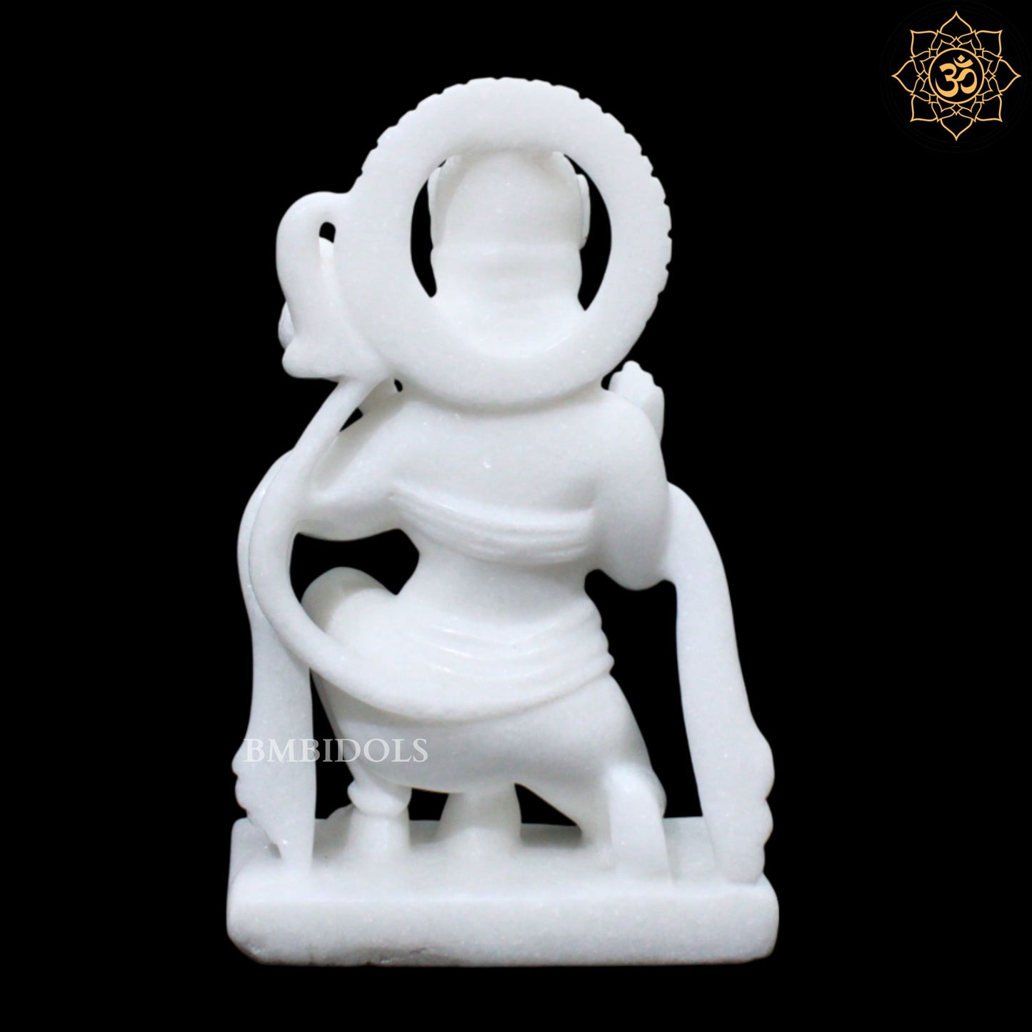 Ashirwad Marble Hanuman Murti for Homes and Temples in 9inches