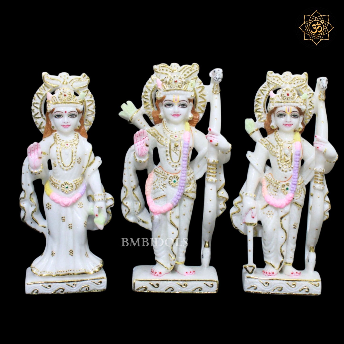 12inches Special Ram Darbar Marble Statue in Makrana Marble