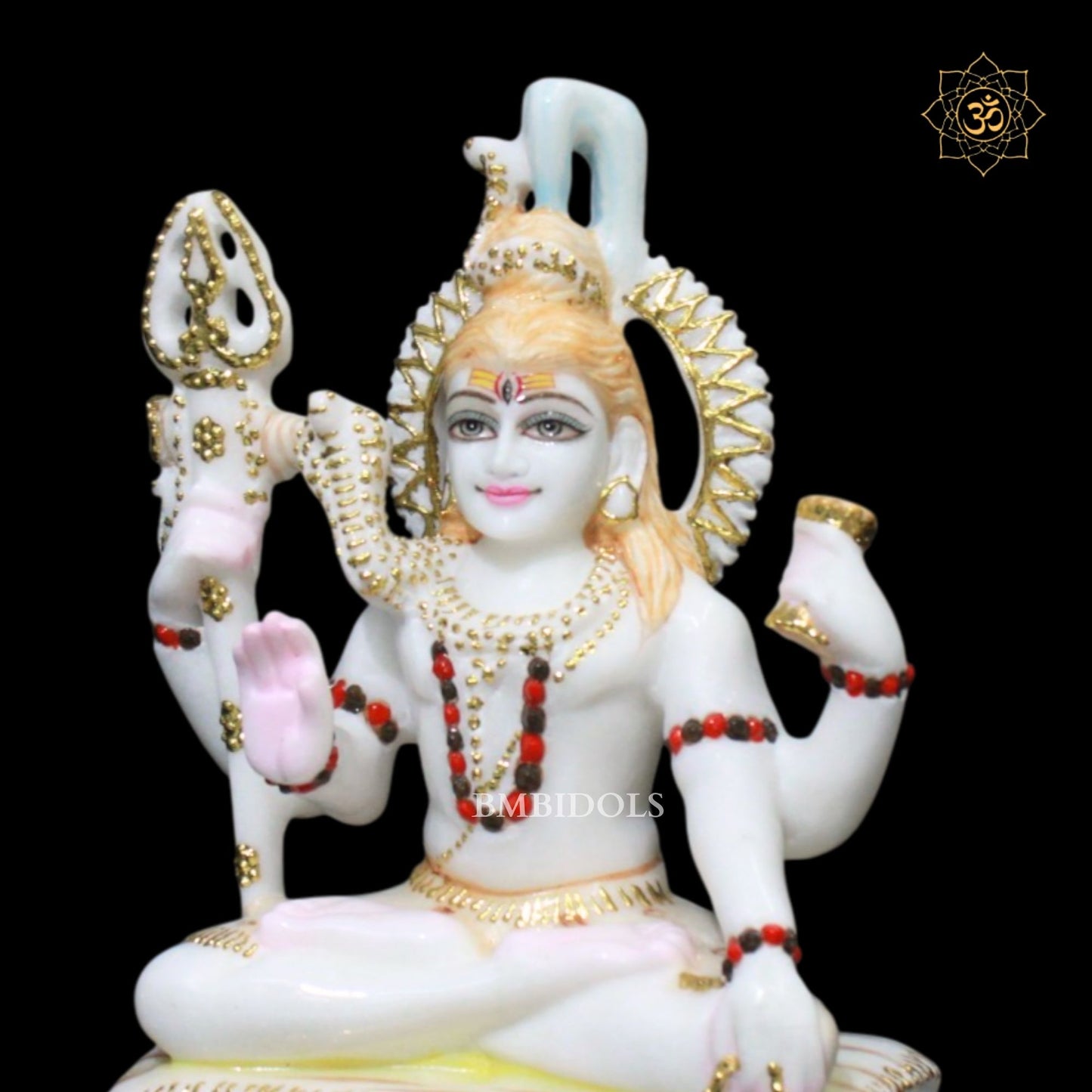 Shiva Statue in Makrana Marble in 9inches