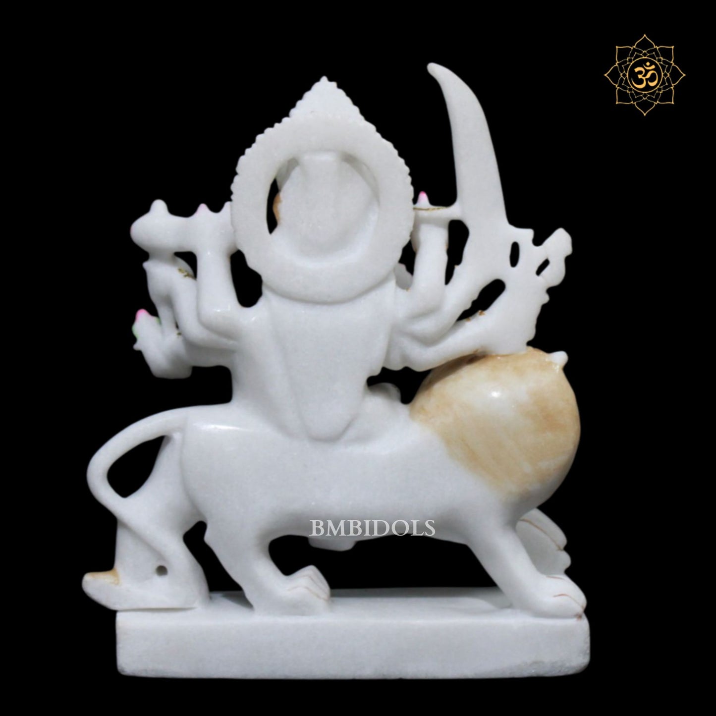Marble Durga Maa Murti in 9inches