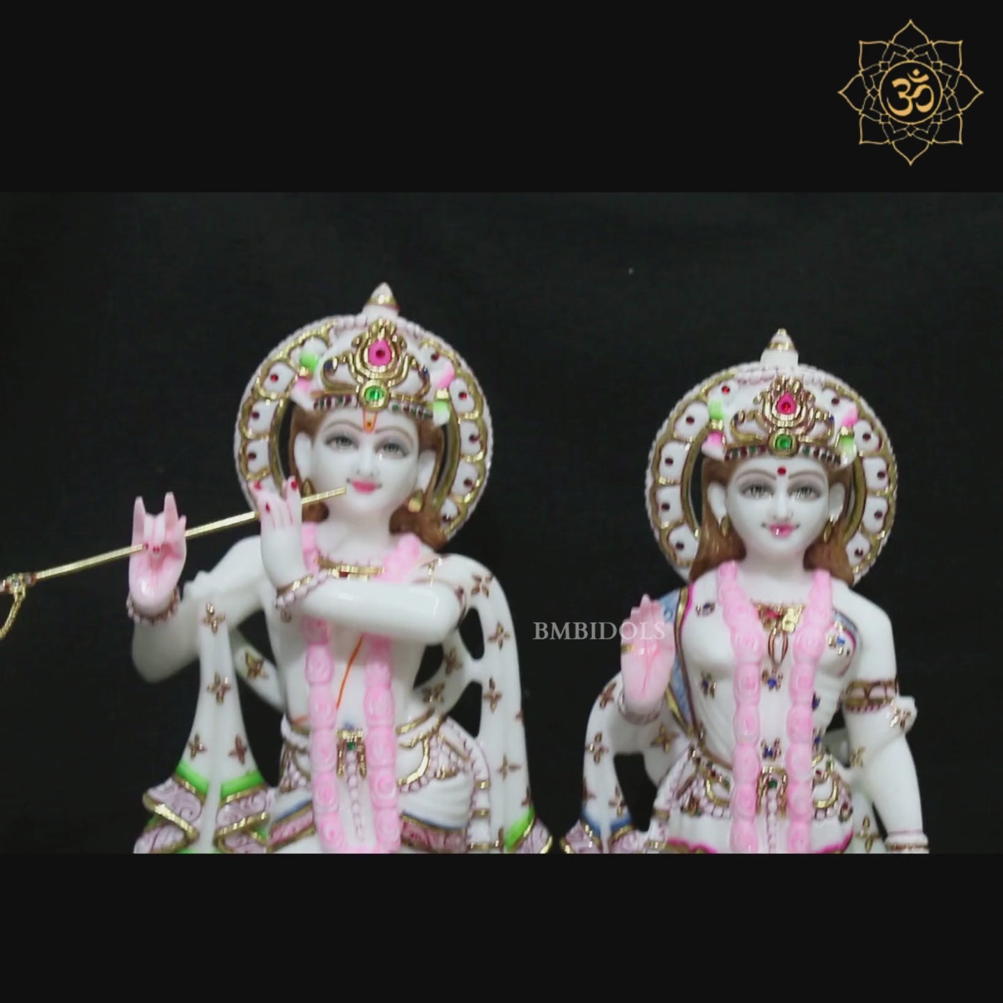 Marble Radha Krishna Statue