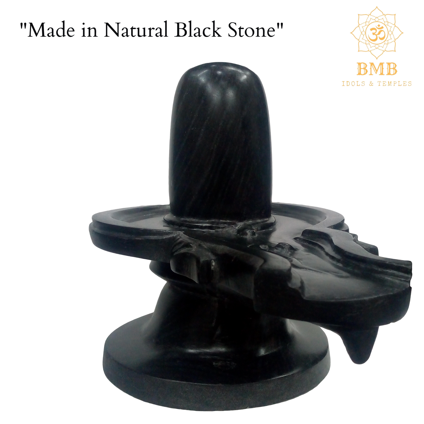 Shivling Statue in pure Black Stone the statue of Lord Shiva