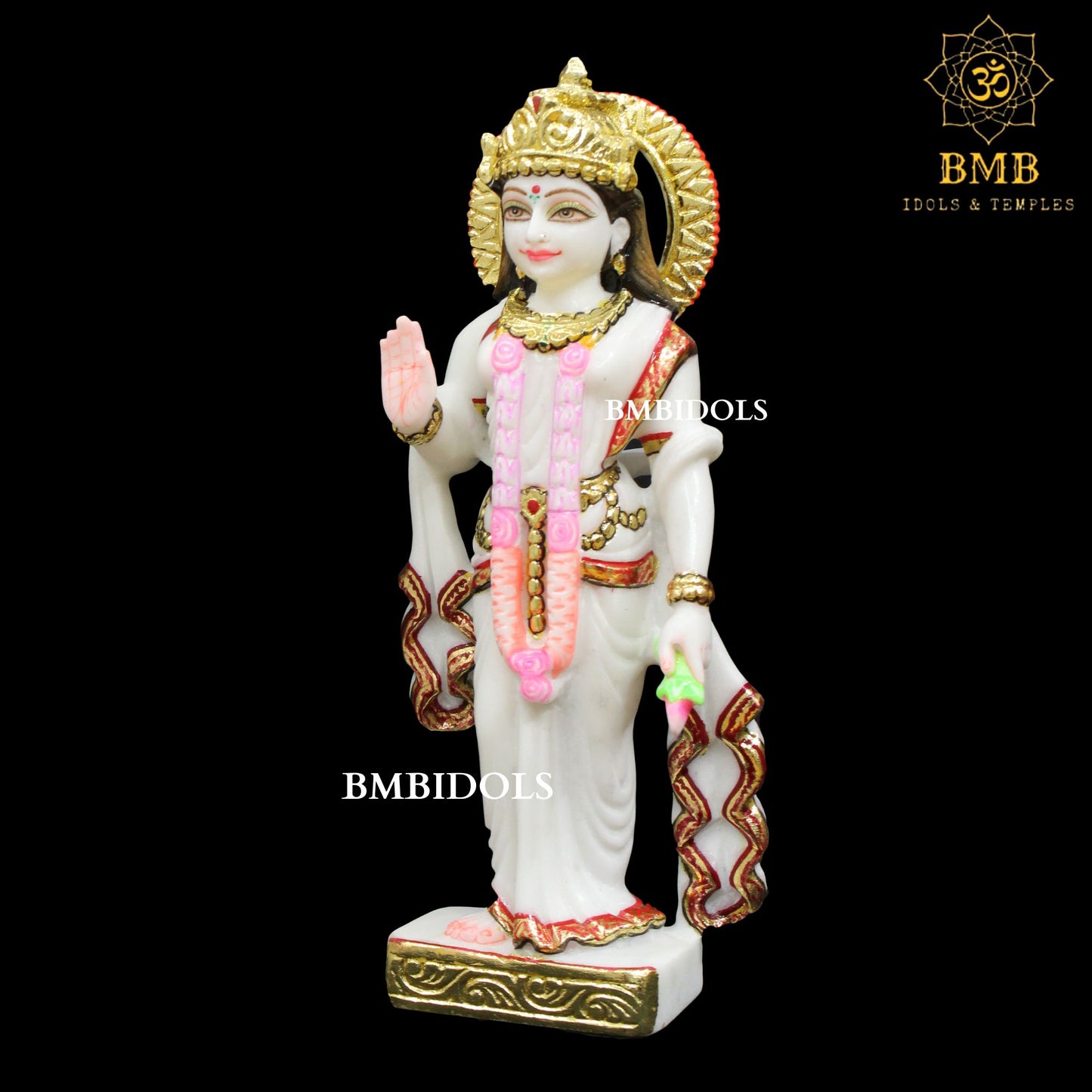 Radha Krishna Marble Statue made in 12inches in Makrana Marble