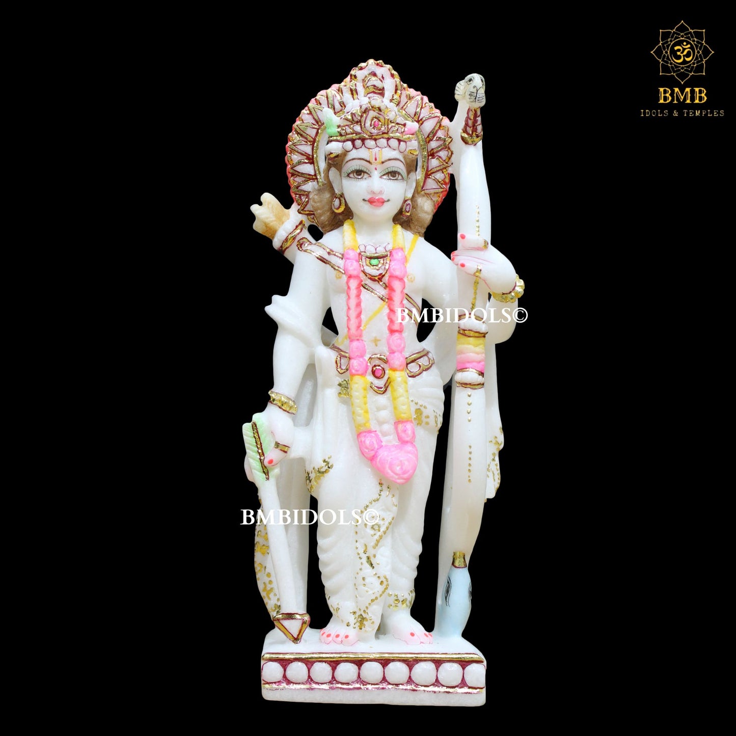 Marble Ram Darbar Murti made in 10inches in Makrana Marble