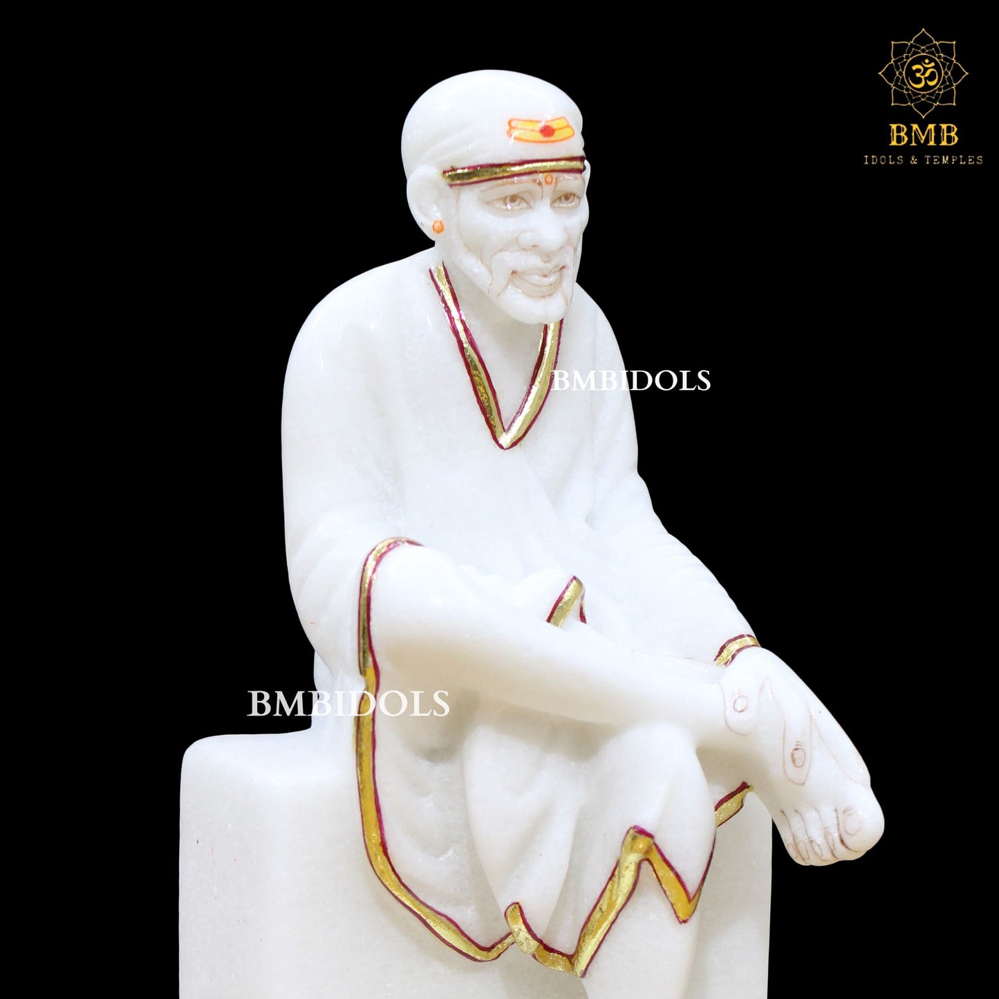 Shridi Sai Baba Marble Statue made in Makrana Marble in 10inch