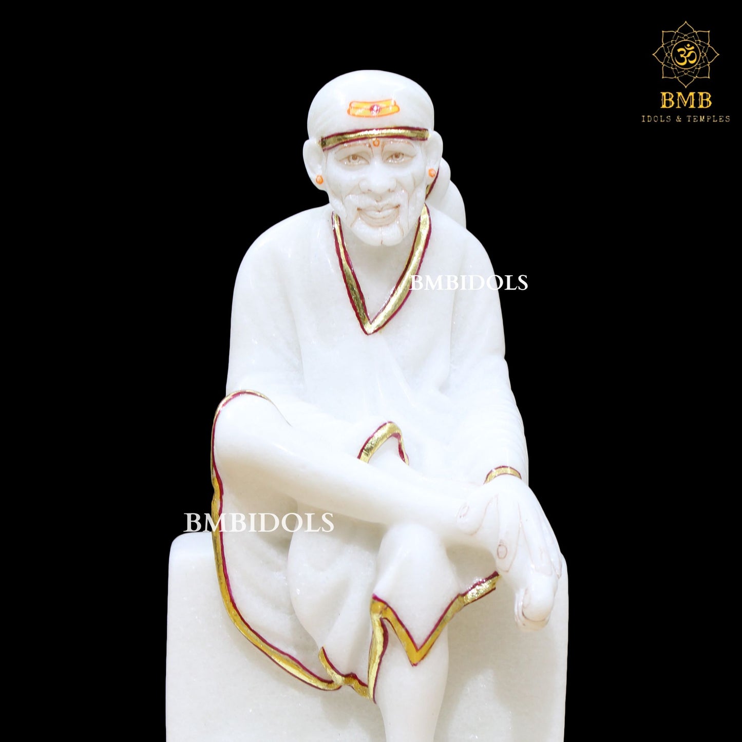 Shridi Sai Baba Marble Statue made in Makrana Marble in 10inch