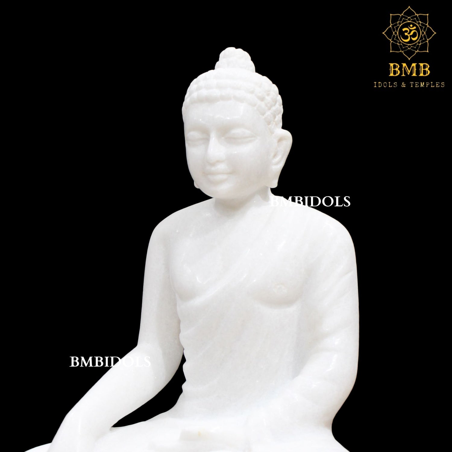 White Marble Buddha Statue