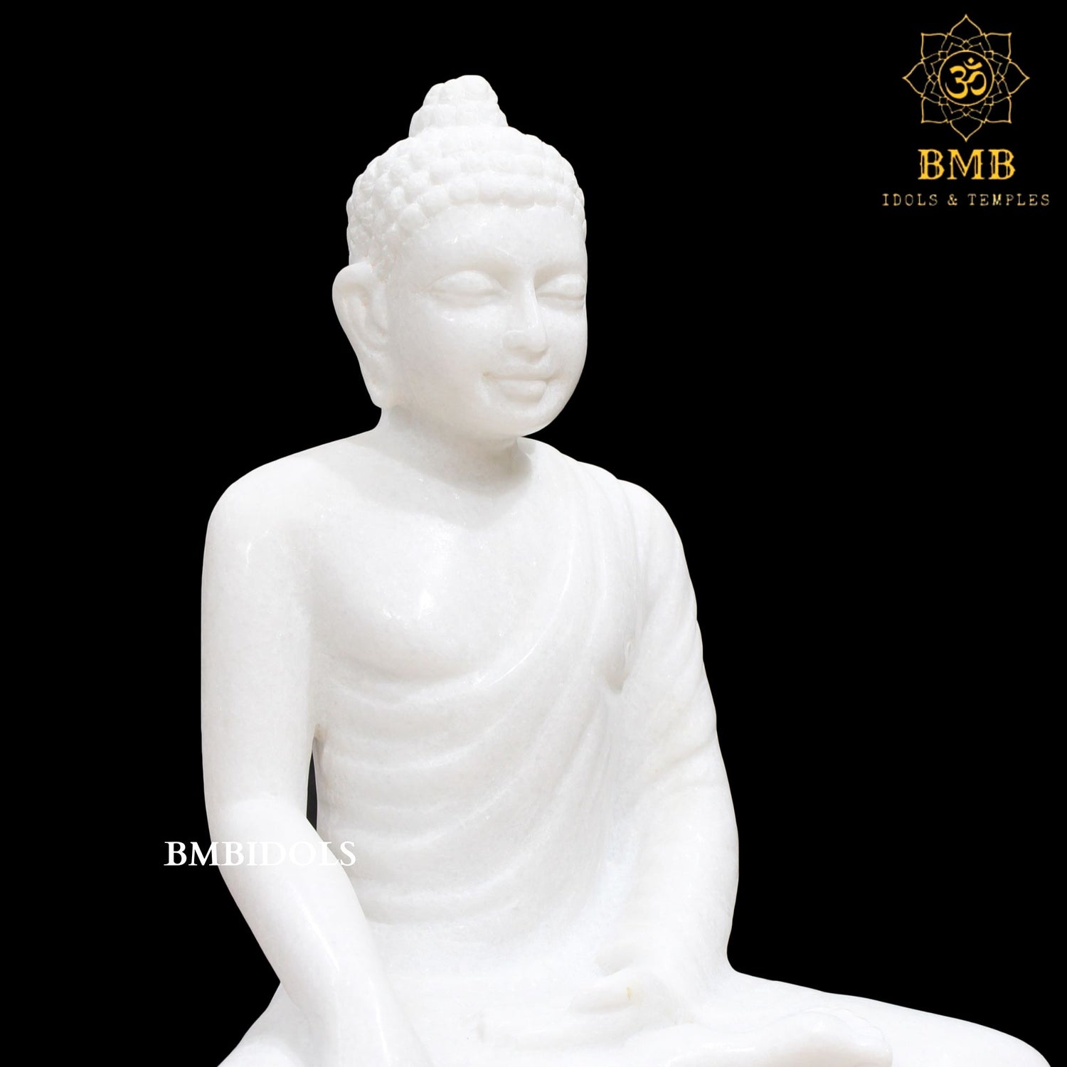 Marble Buddha Statue in 12inch