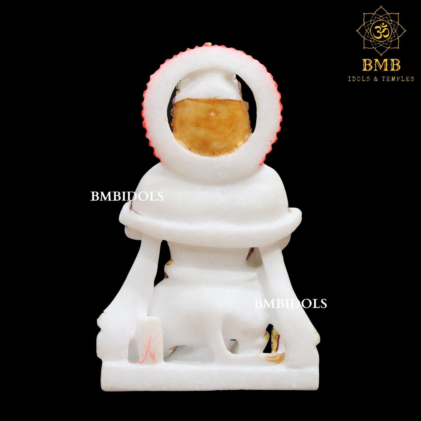 Marble Das Hanuman Murti made in Makrana Marble in Namaskar Posture