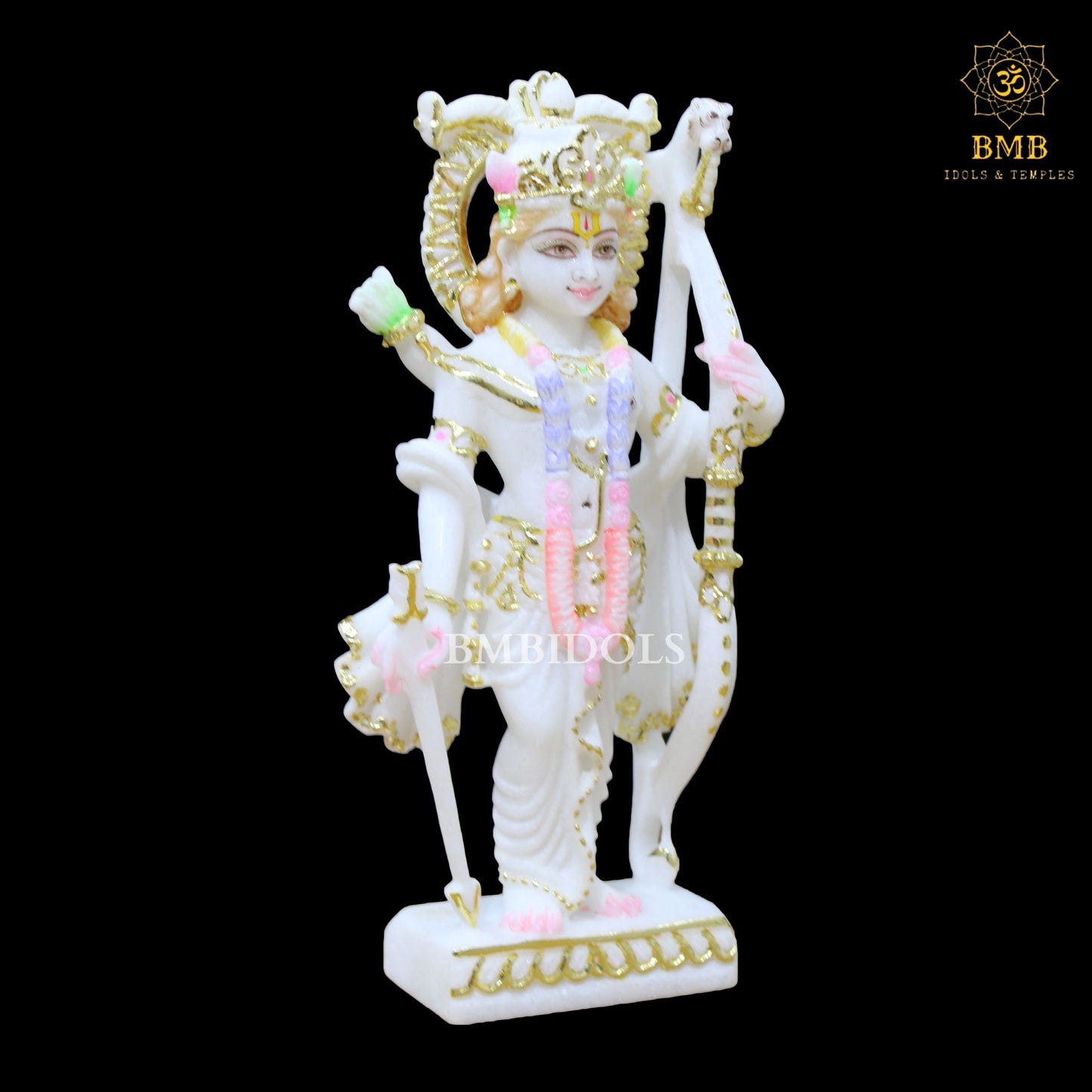 Marble Ram Darbar Statue in 12inches for Homes & Temples