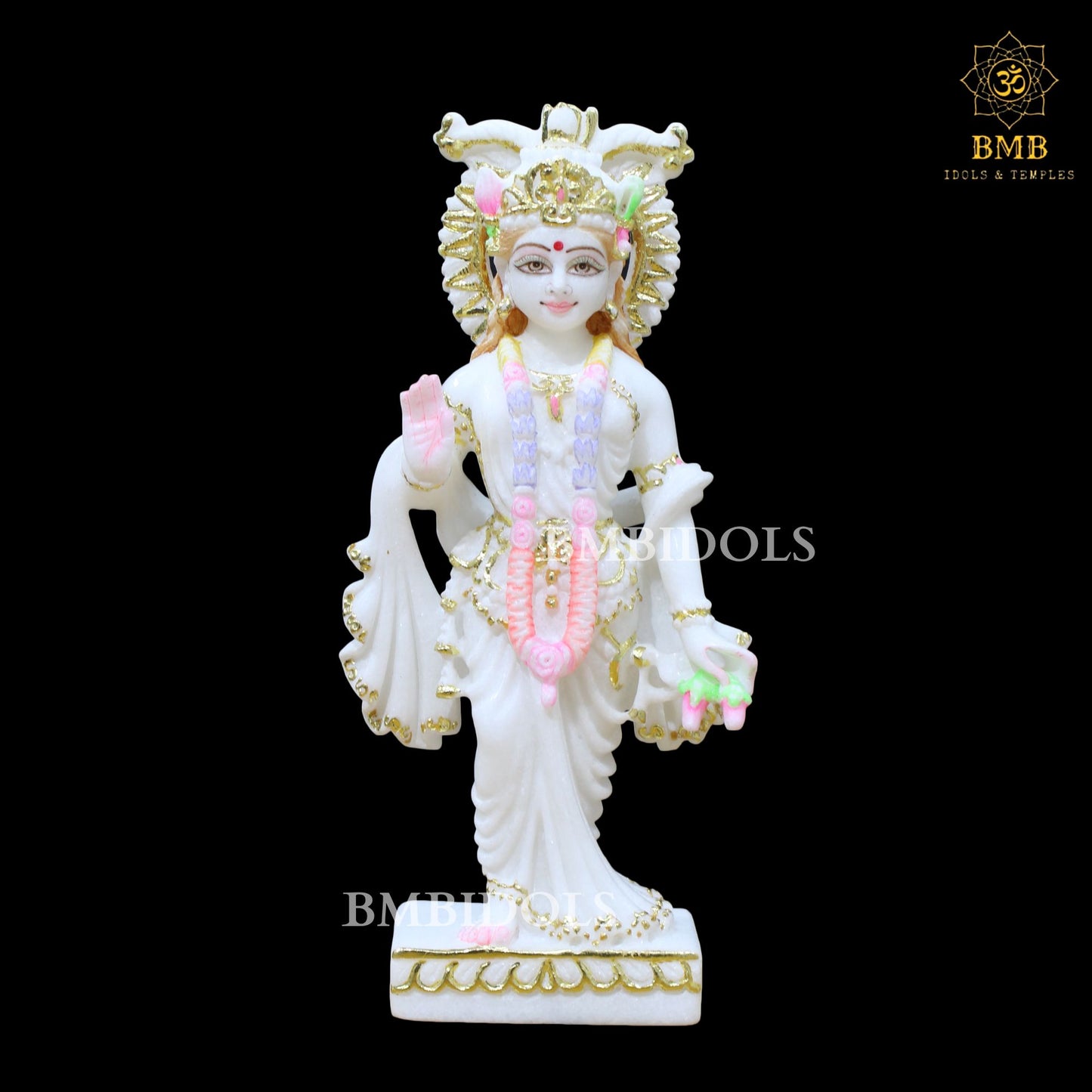 Marble Ram Darbar Statue in 12inches for Homes & Temples