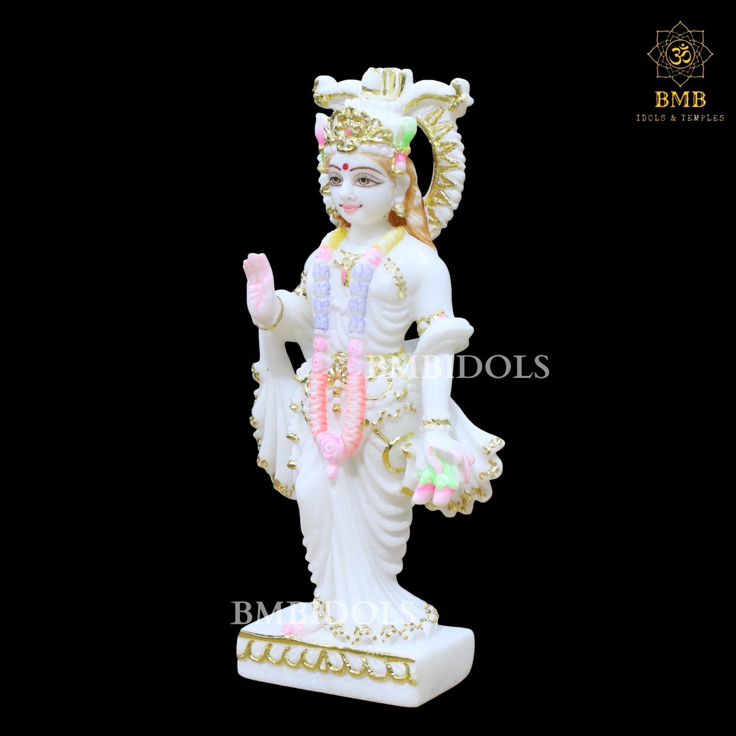 Marble Ram Darbar Statue in 12inches for Homes & Temples