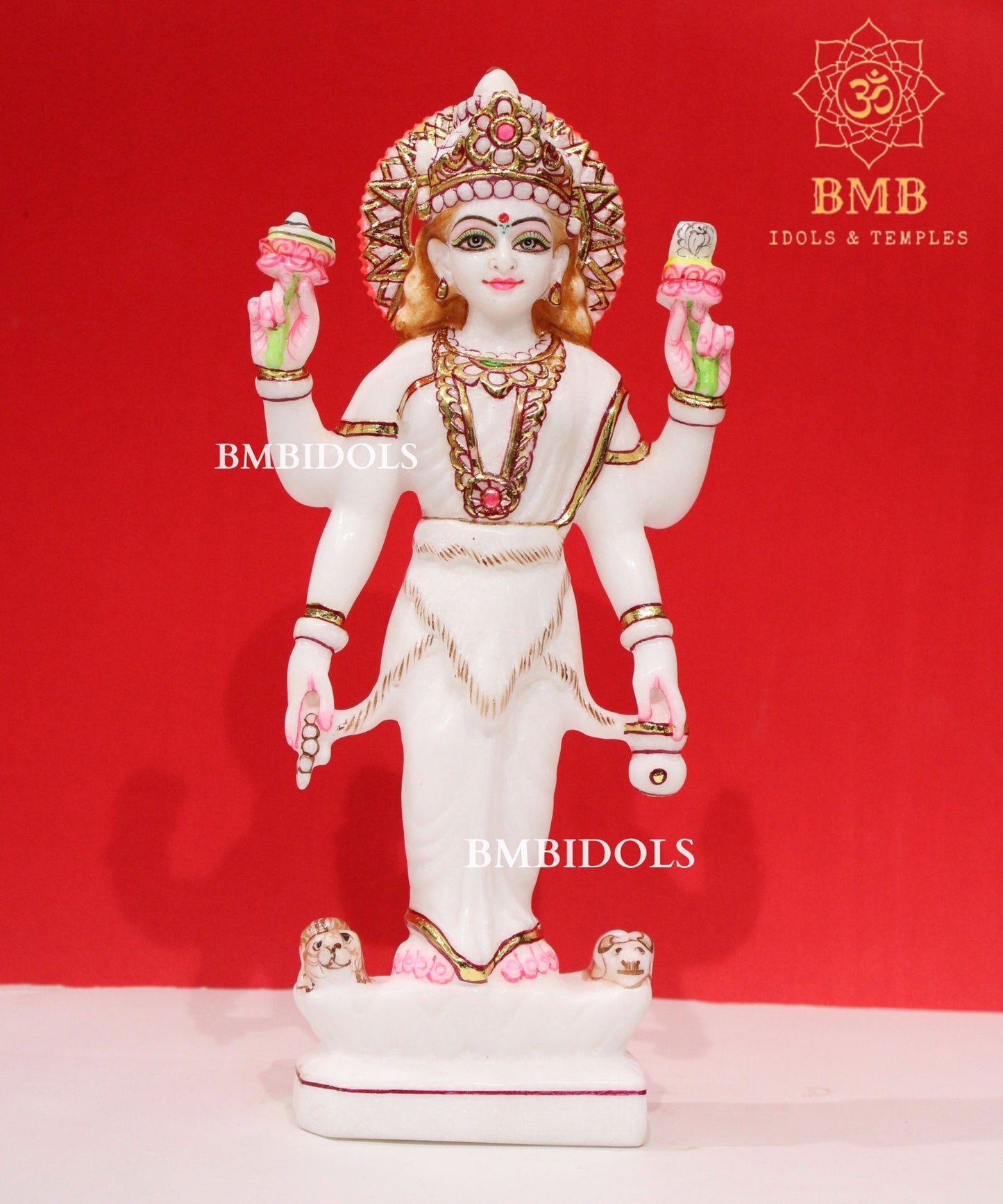 Marble Parvati Statue