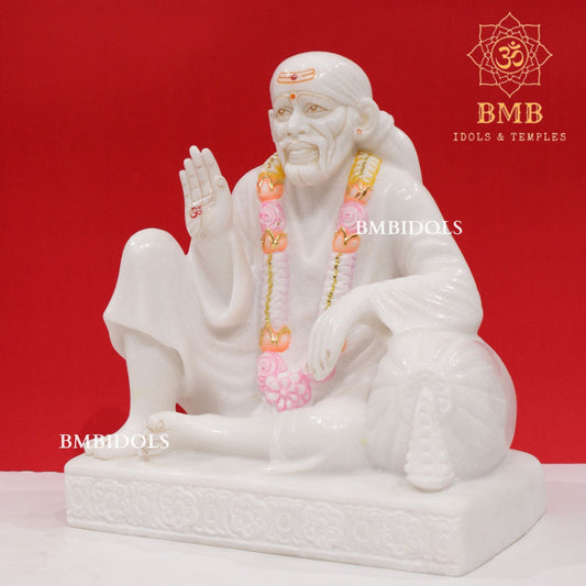 Marble Sai Baba Idol