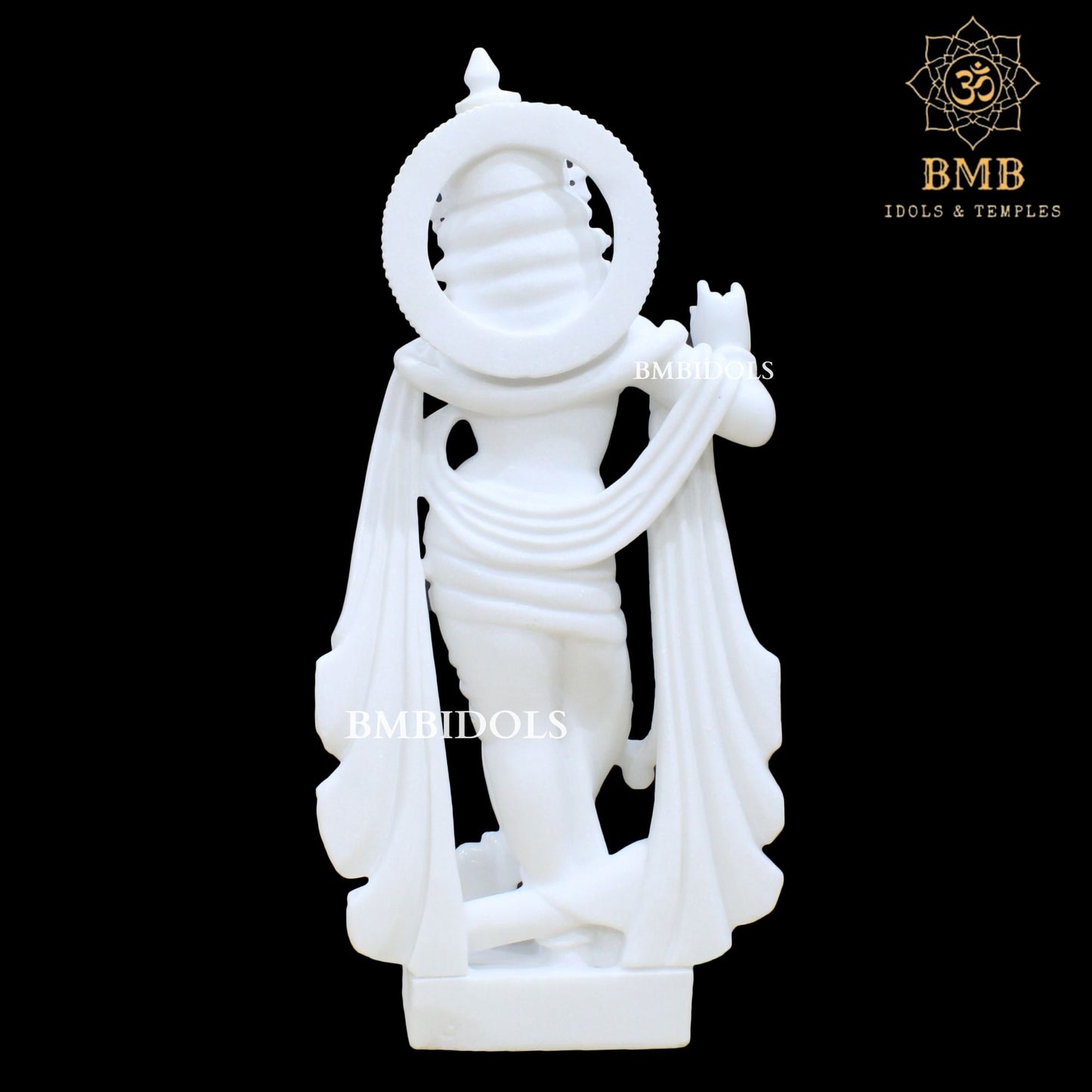 2feet Marble Radha Krishna Statue in Makrana Marble for Home and Temples
