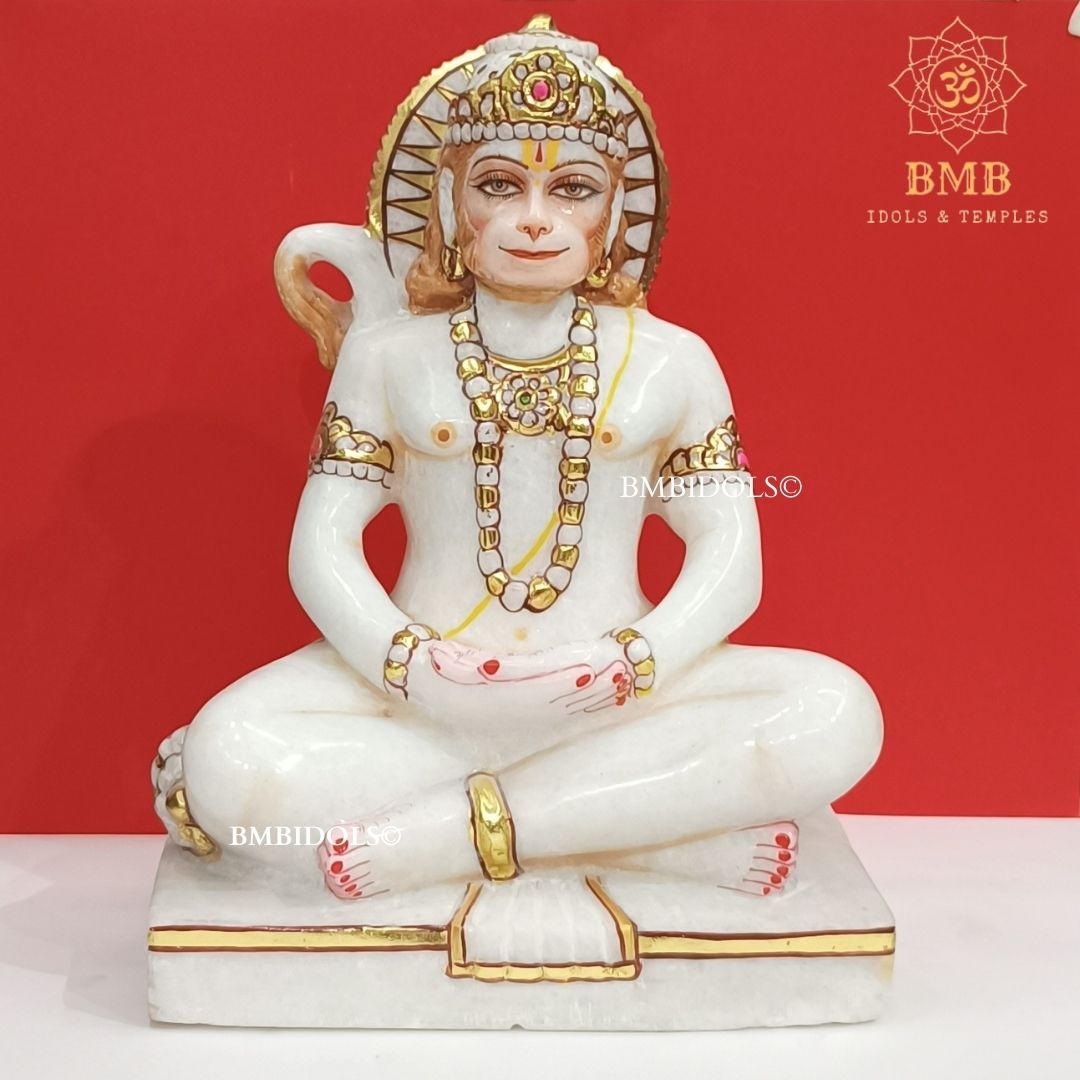 meditation Marble hanuman Statue