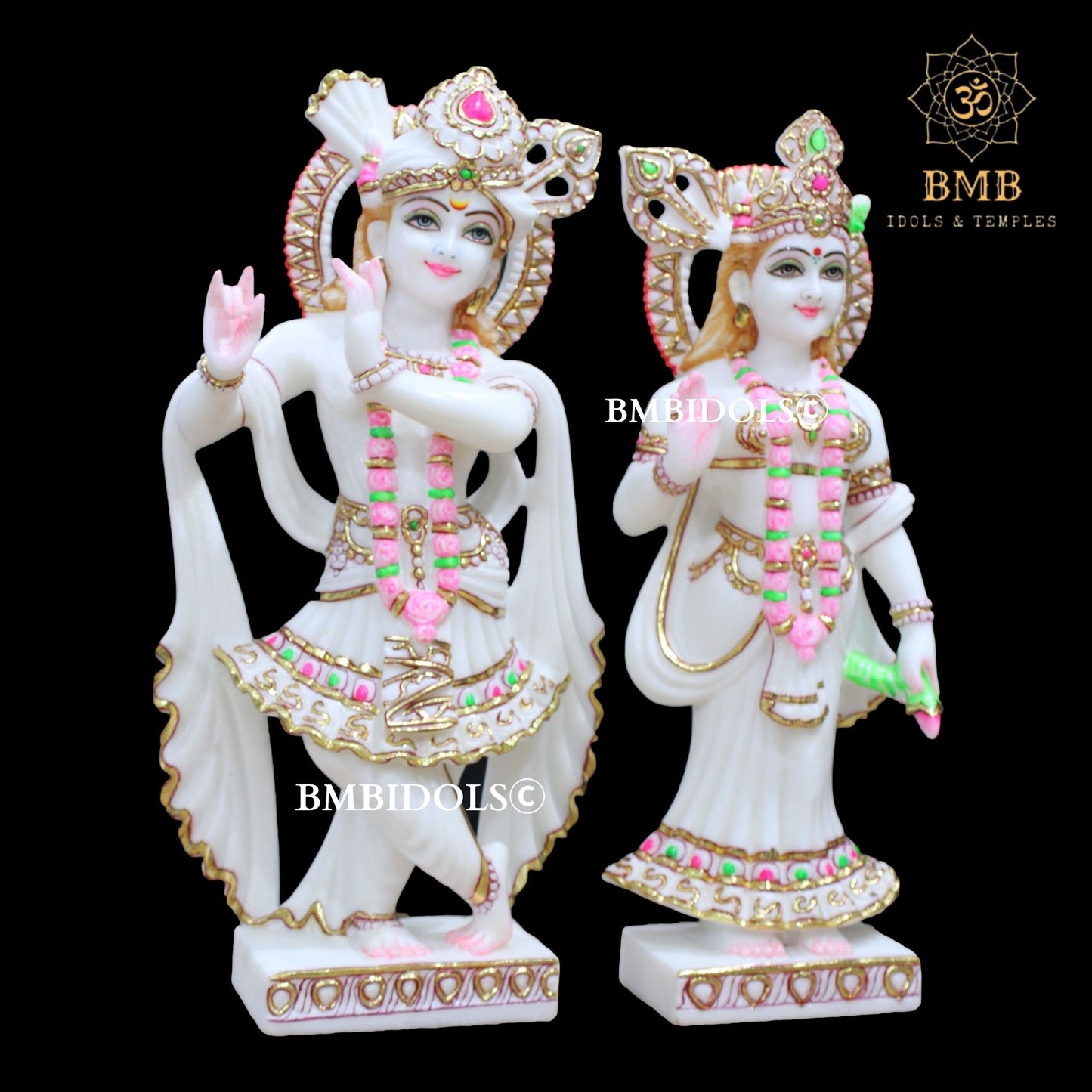 Radha Krishna Marble Murti