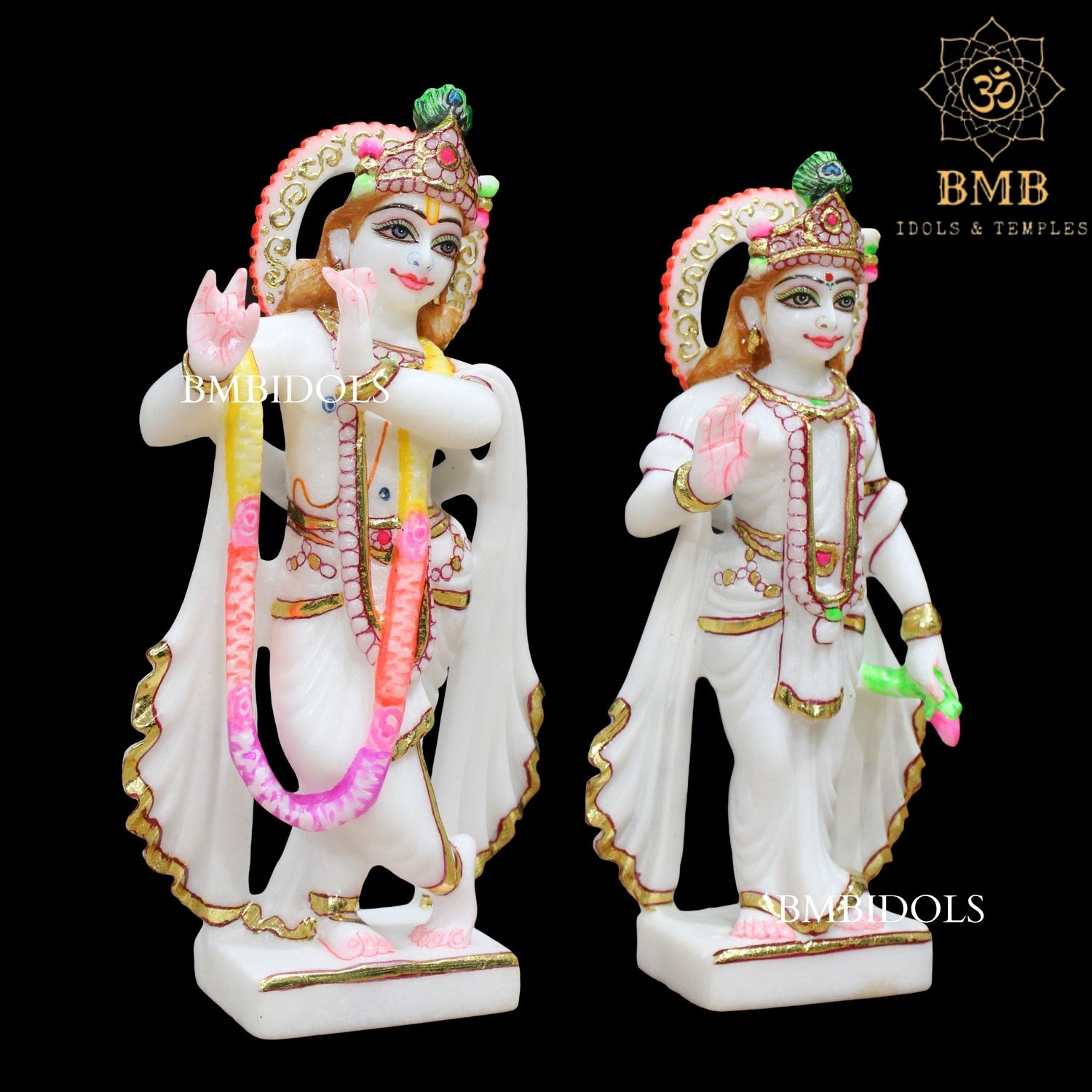 Small Marble Radha Krishna