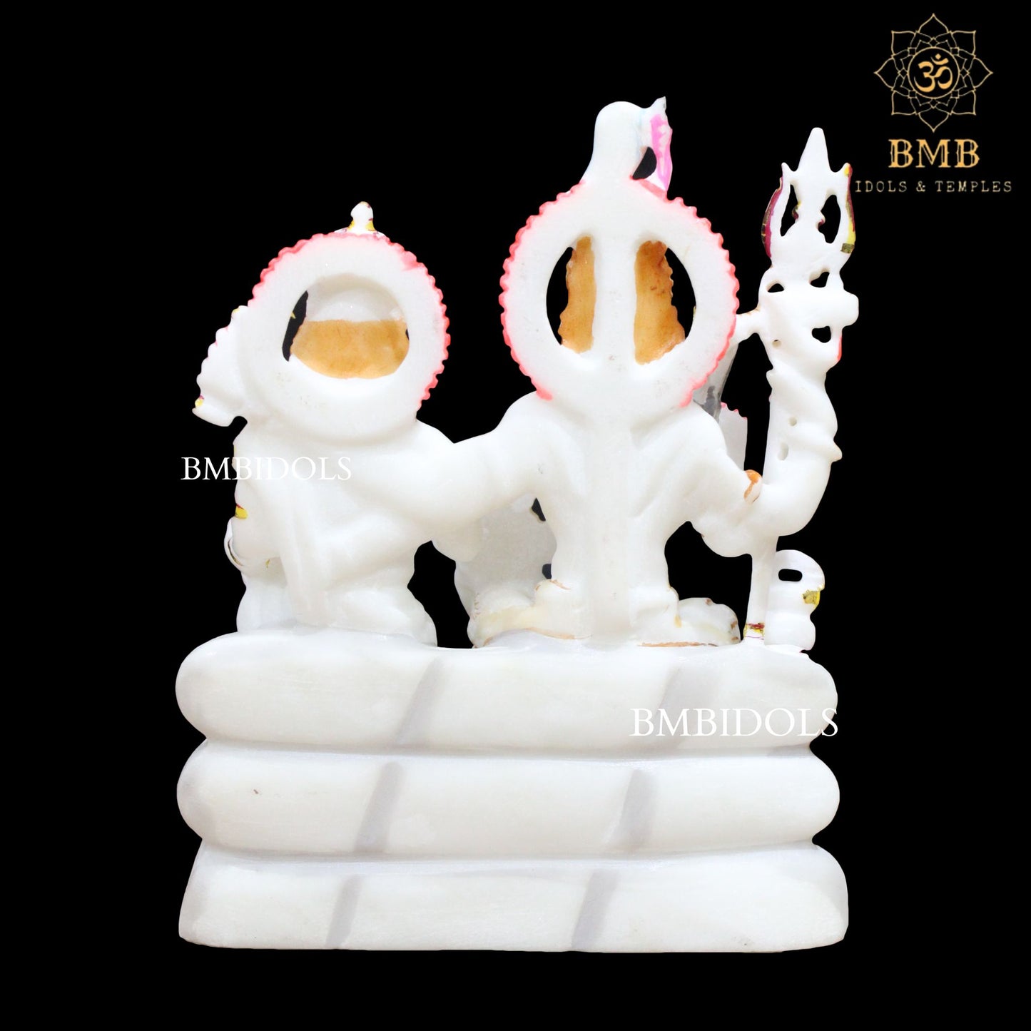 Small Marble Shiv Parivar Statue made in Makrana Marble in 6inches