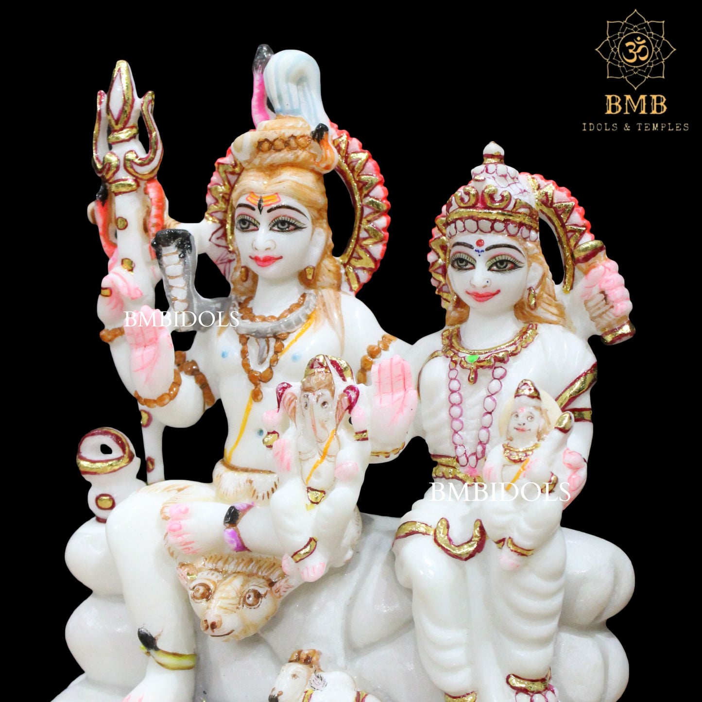 Marble shiv Parvati Murti