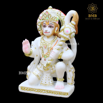 Buy Marble Hanuman Murti, Hanuman Statue For Homes And Temples – BMBIDOLS